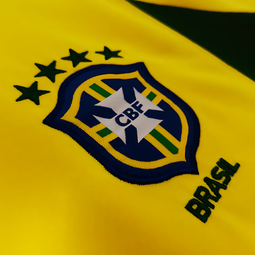 RETRO BRAZILIË THUIS SHIRT 2002