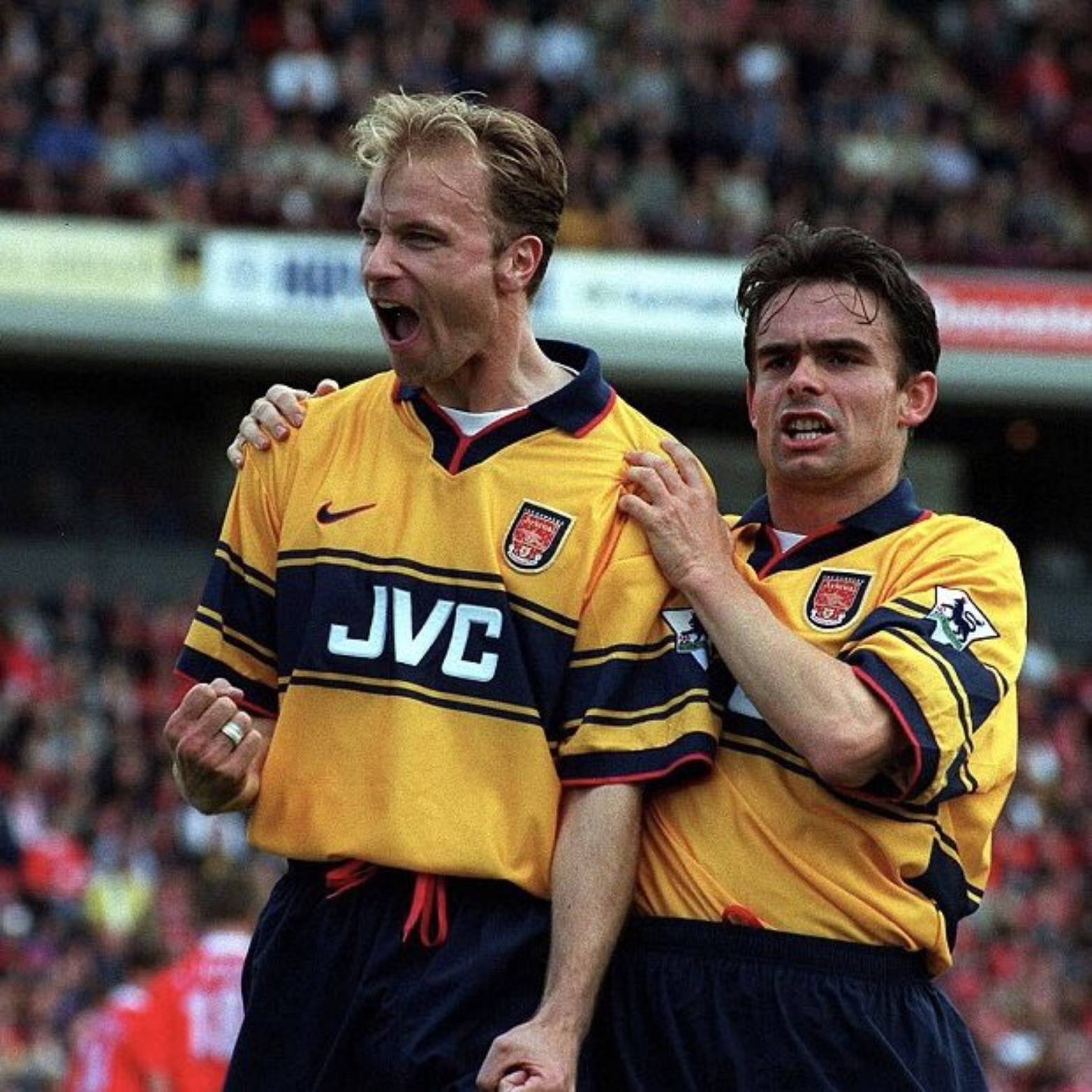 Camiseta de visitante del Arsenal 1997/99