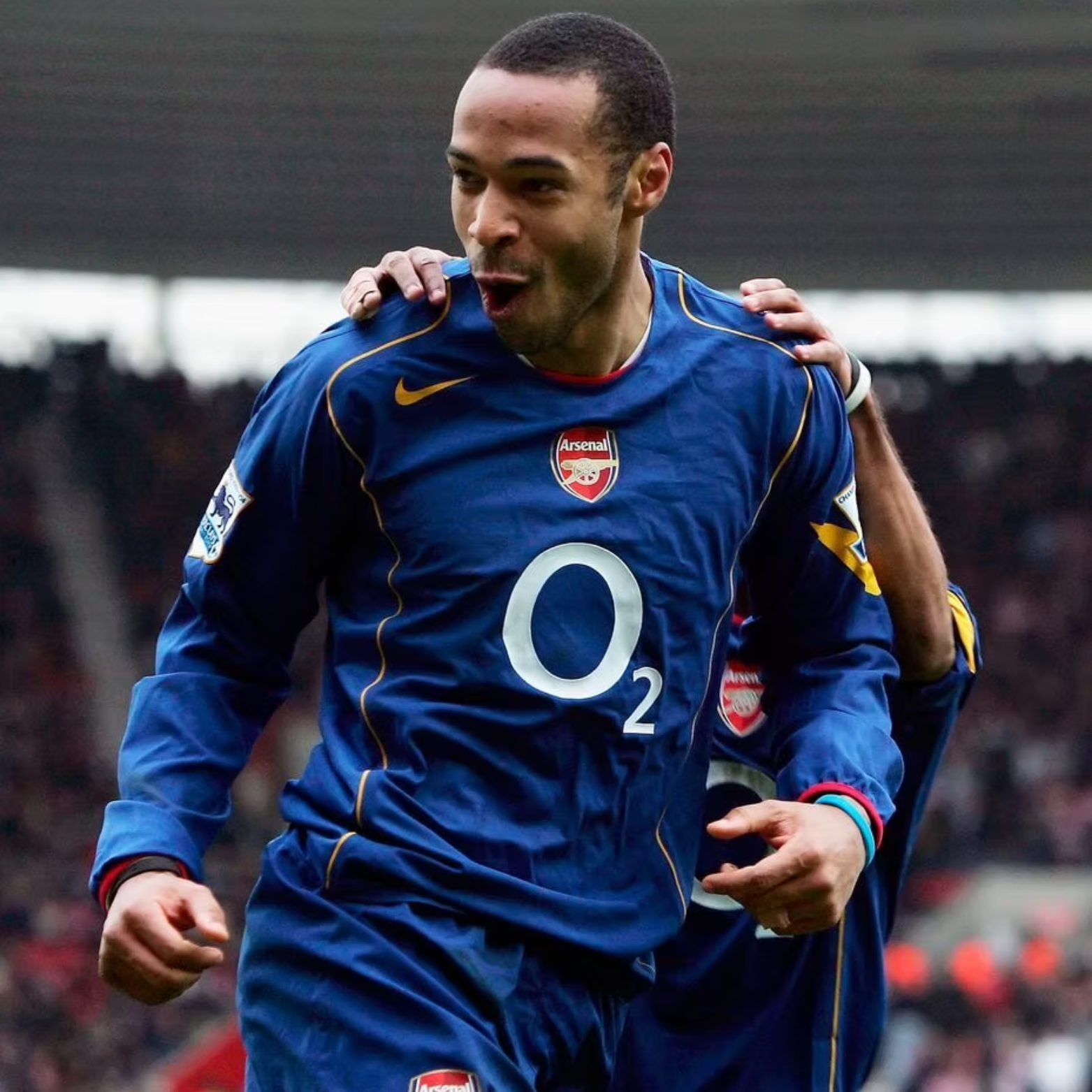 Camiseta de visitante del Arsenal 2004/05