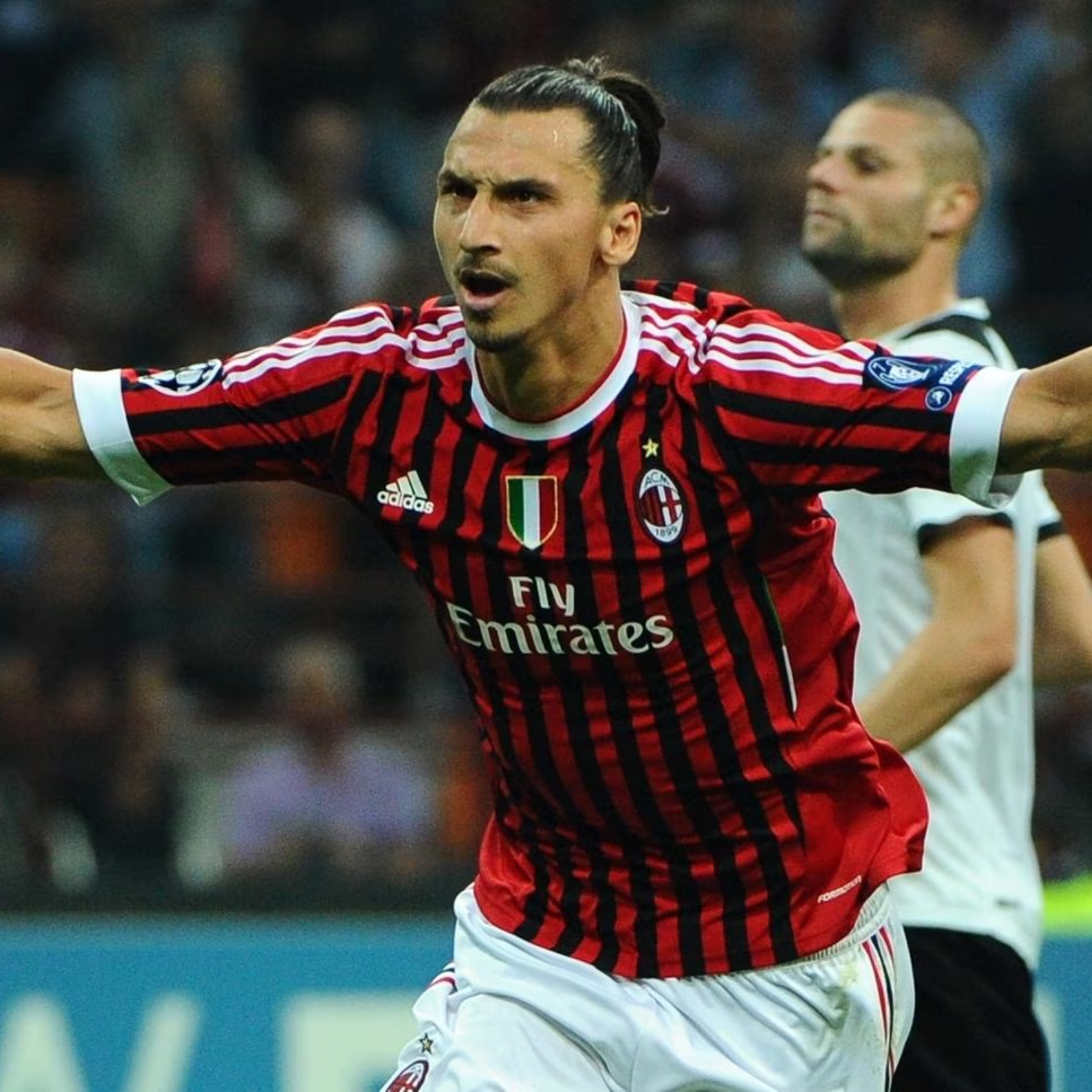 Camiseta local del AC Milan 2011/12