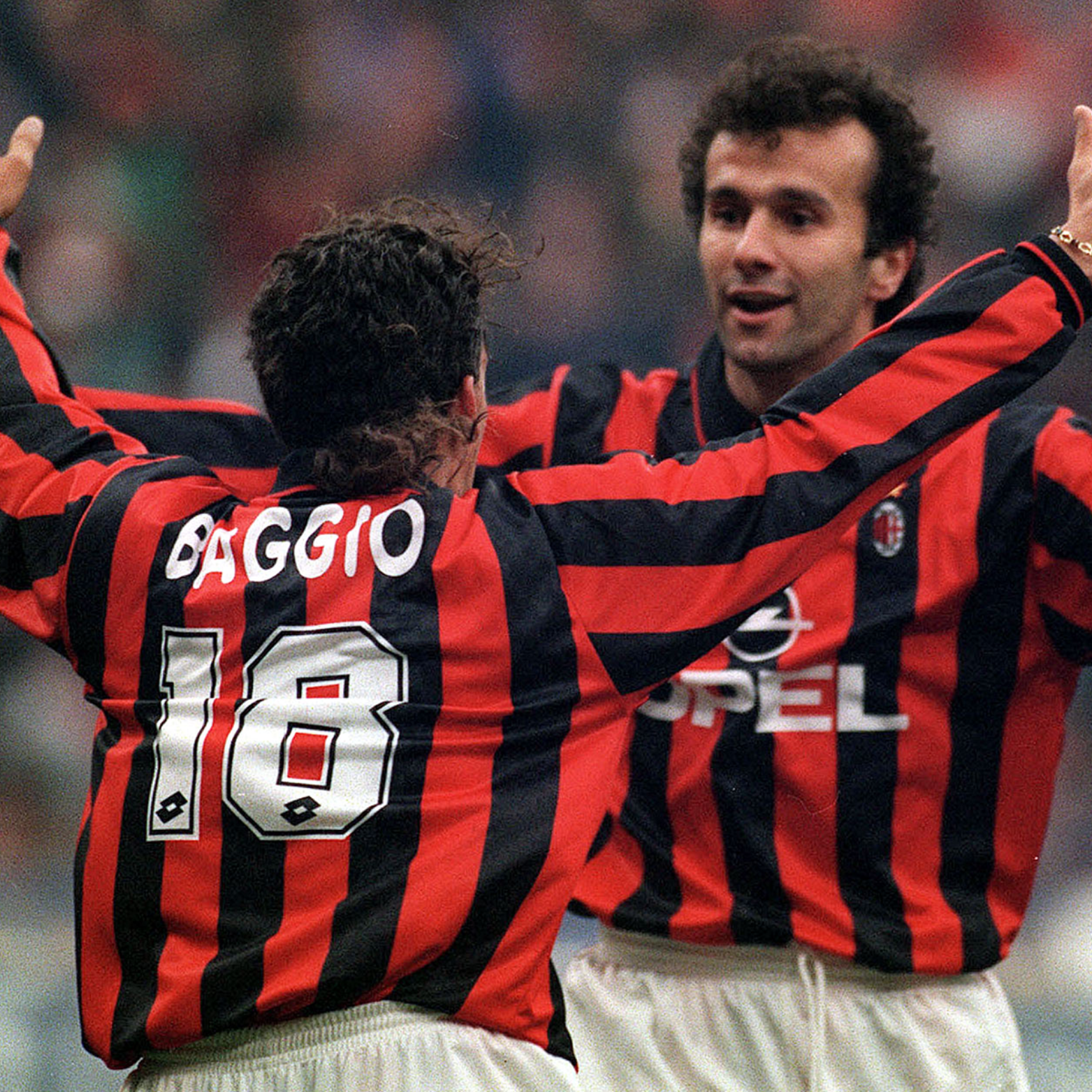 Camiseta de local del AC Milan 1996/97