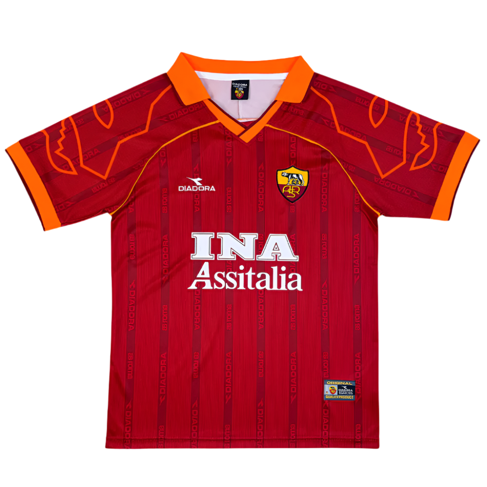 RETRO AS ROMA THUIS SHIRT 1999/00