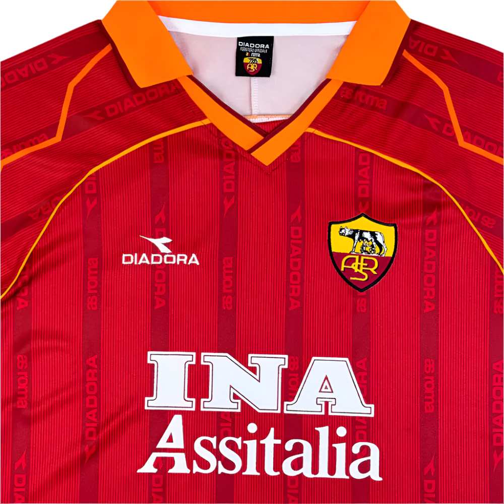 RETRO AS ROMA THUIS SHIRT 1999/00
