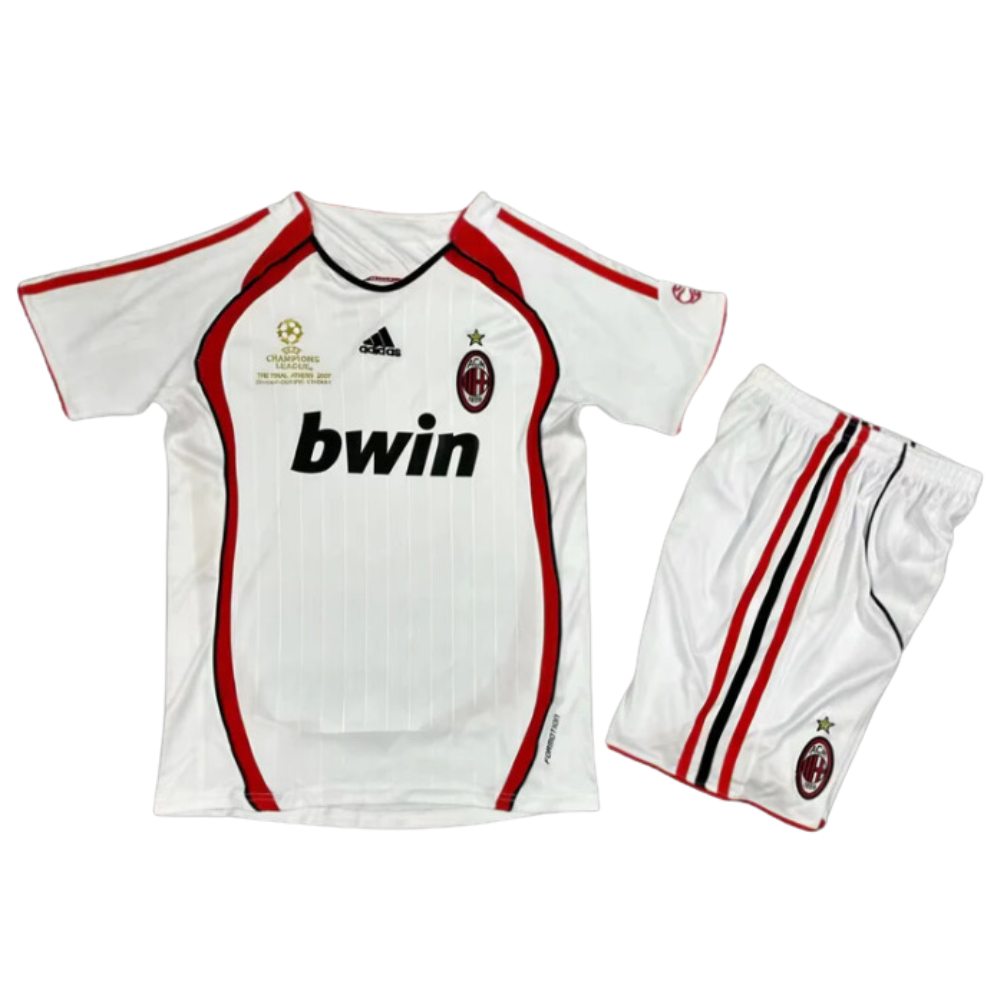 (KIDS) RETRO AC MILAN UITSHIRT & SHORTS 2006/07