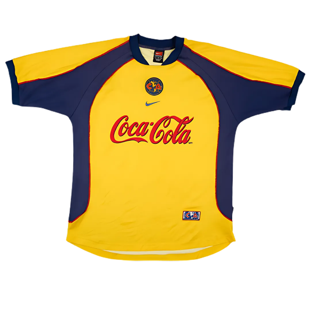 CAMISETA RETRO DEL CLUB AMÉRICA LOCAL 2001/02