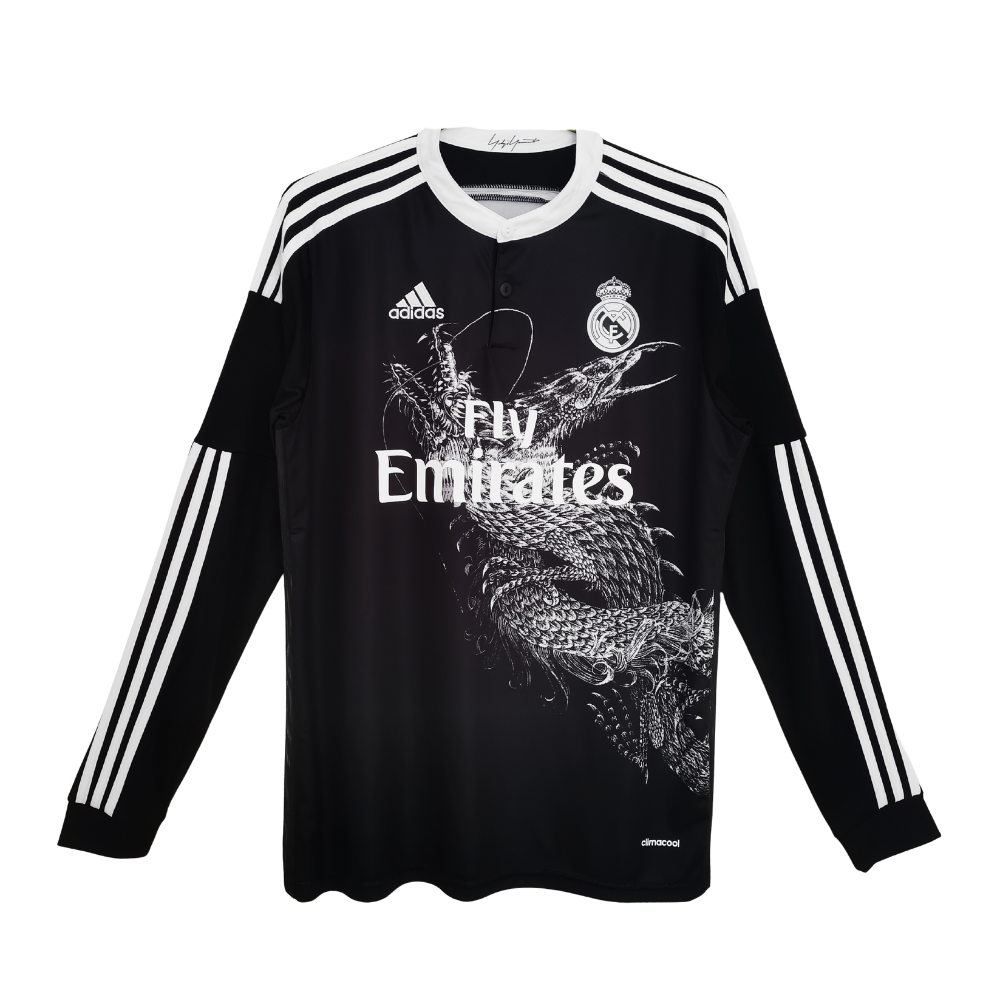 CAMISETA RETRO REAL MADRID 'DRAGÓN' TERCERA MANGA LARGA 2014/15