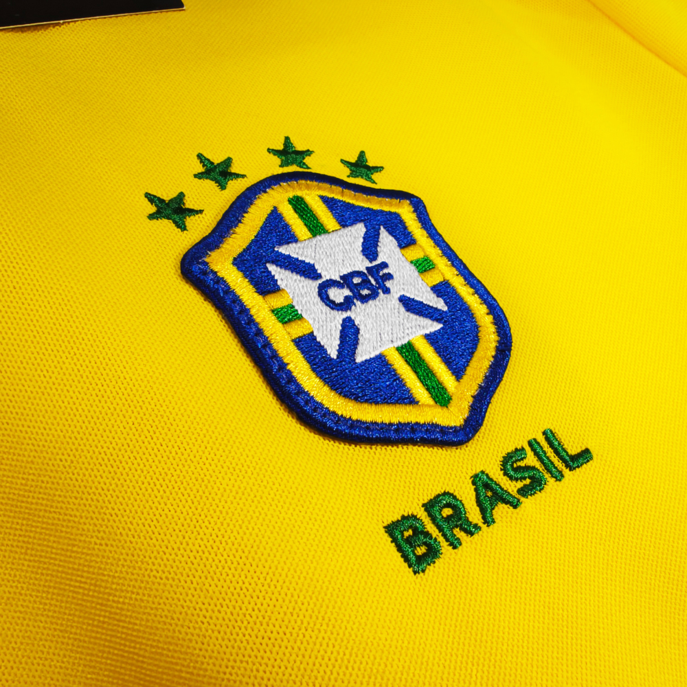 CAMISETA RETRO BRASIL LOCAL MANGA LARGA 1998