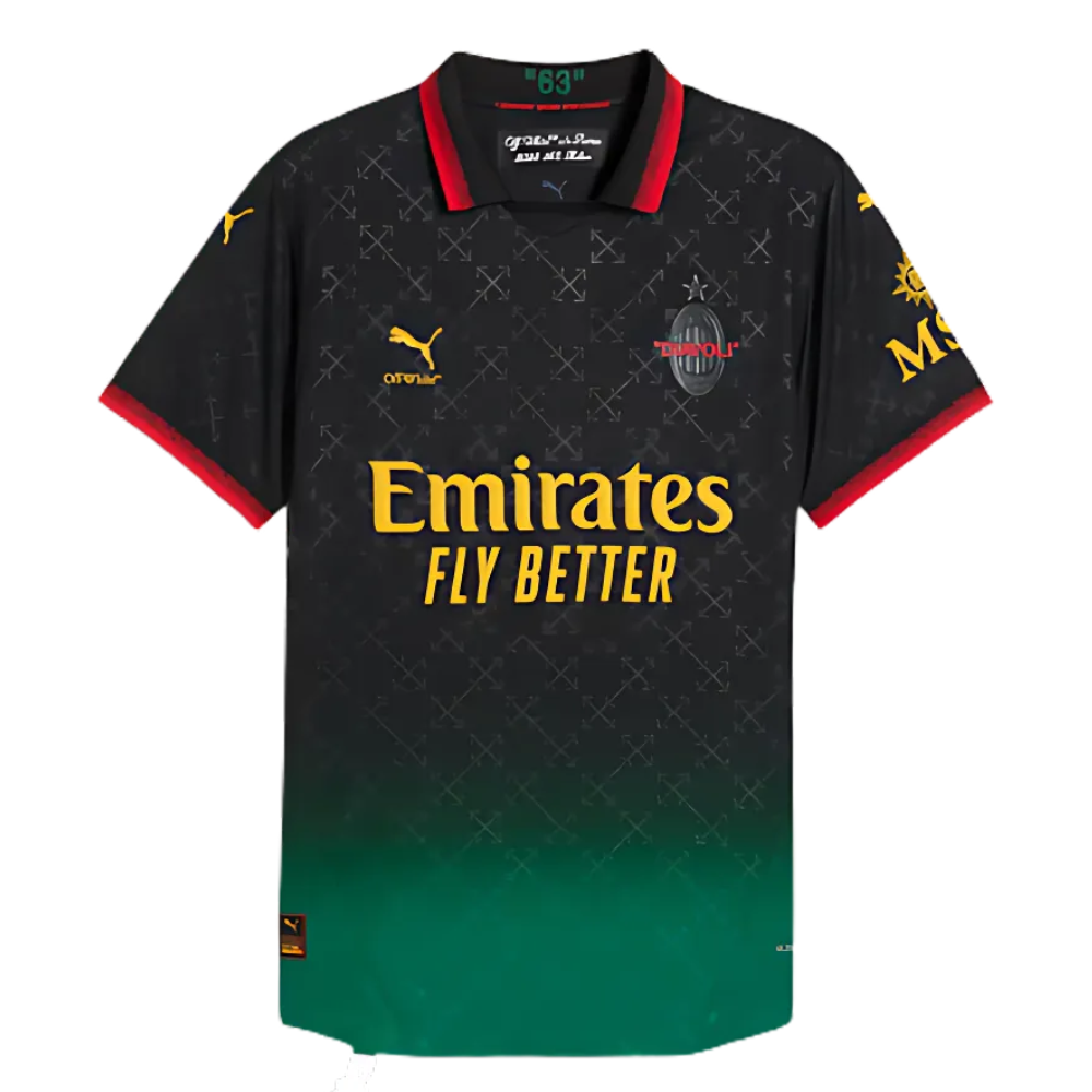 AC MILAN "OFF" FASHION COLLAB 2024/25 SPECIALE EDITIE SHIRT
