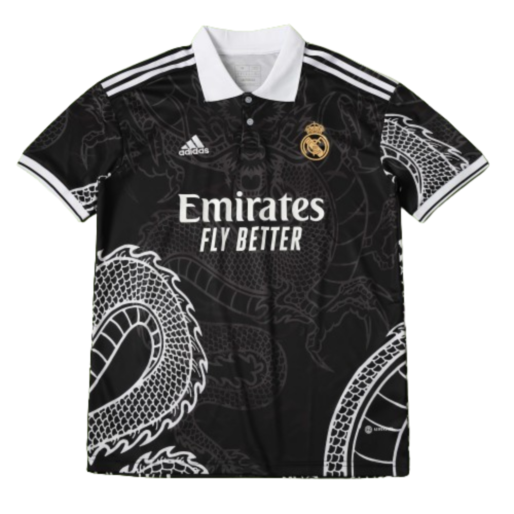 REAL MADRID 'DRAGON' SPECIALE EDITIE (ZWART) SHIRT 2023/24