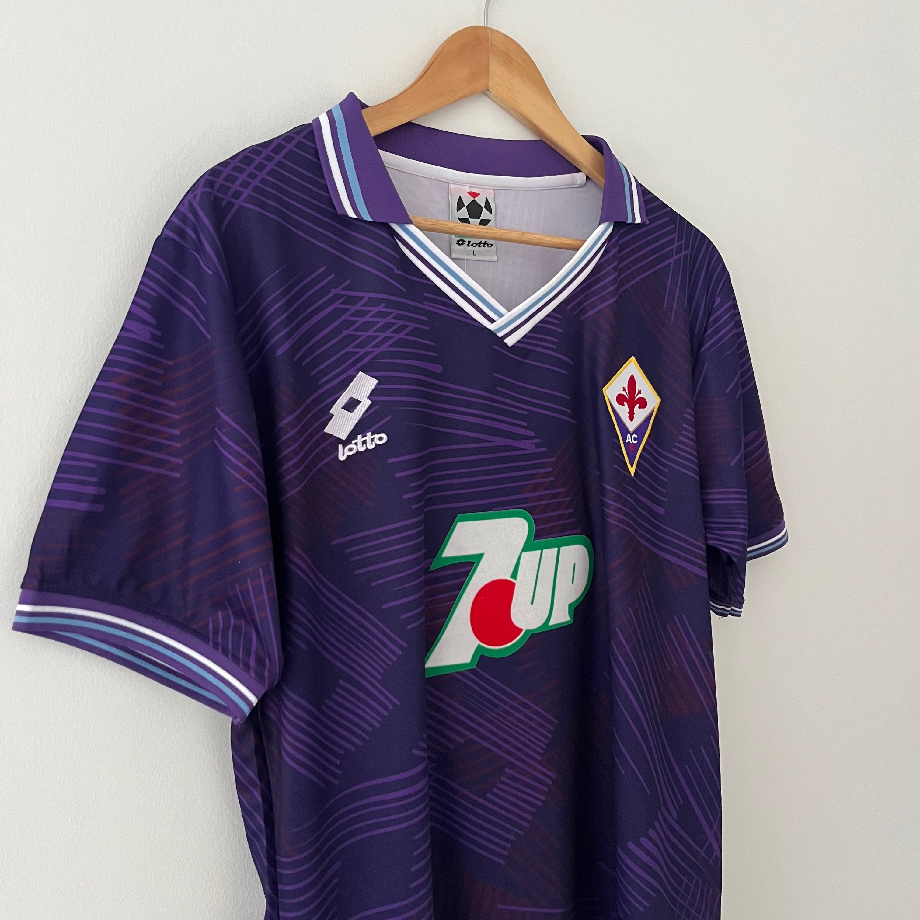 Camiseta retro de la Fiorentina 1991-93 de local