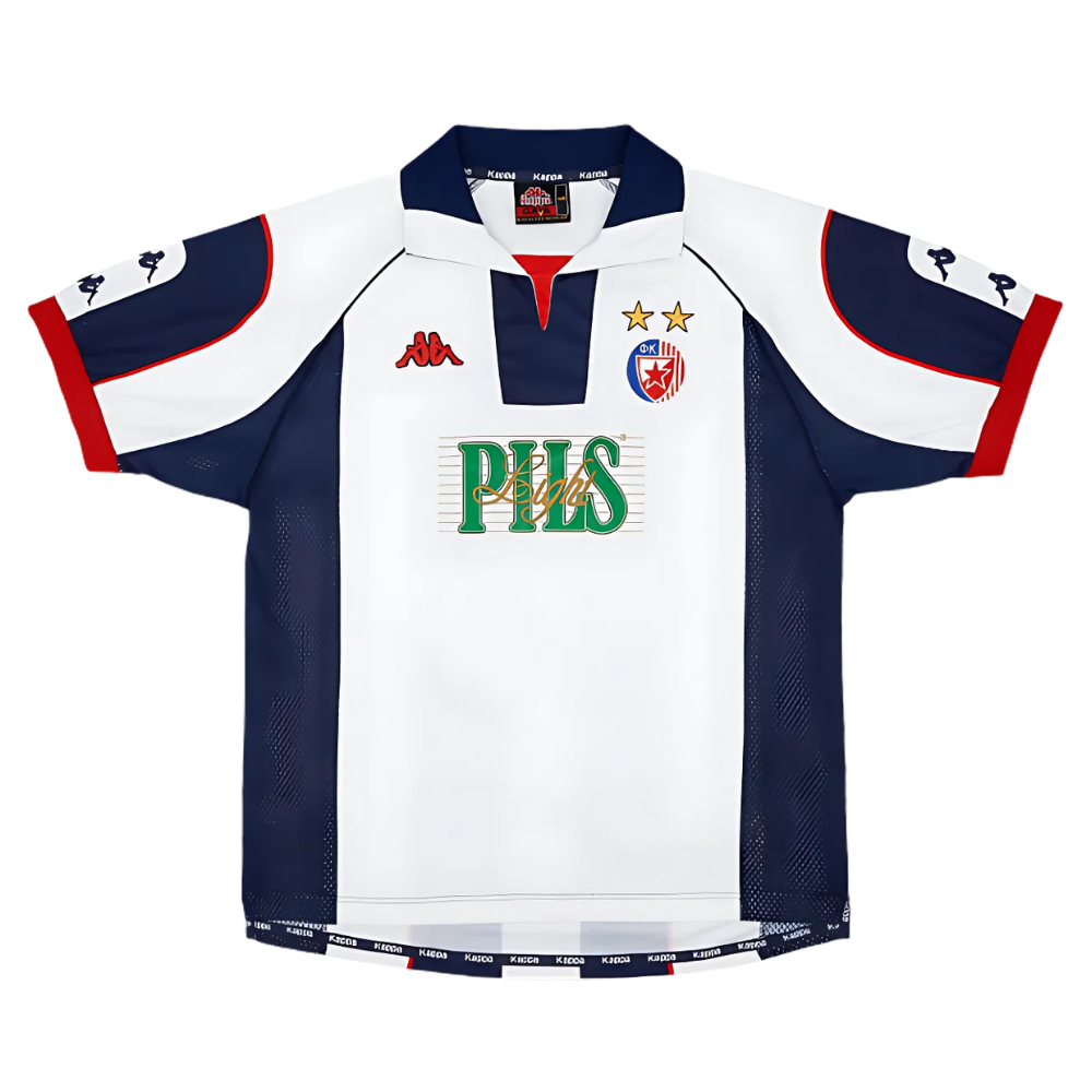 RETRO RODE STER BELGRADE UITSHIRT 1999/01