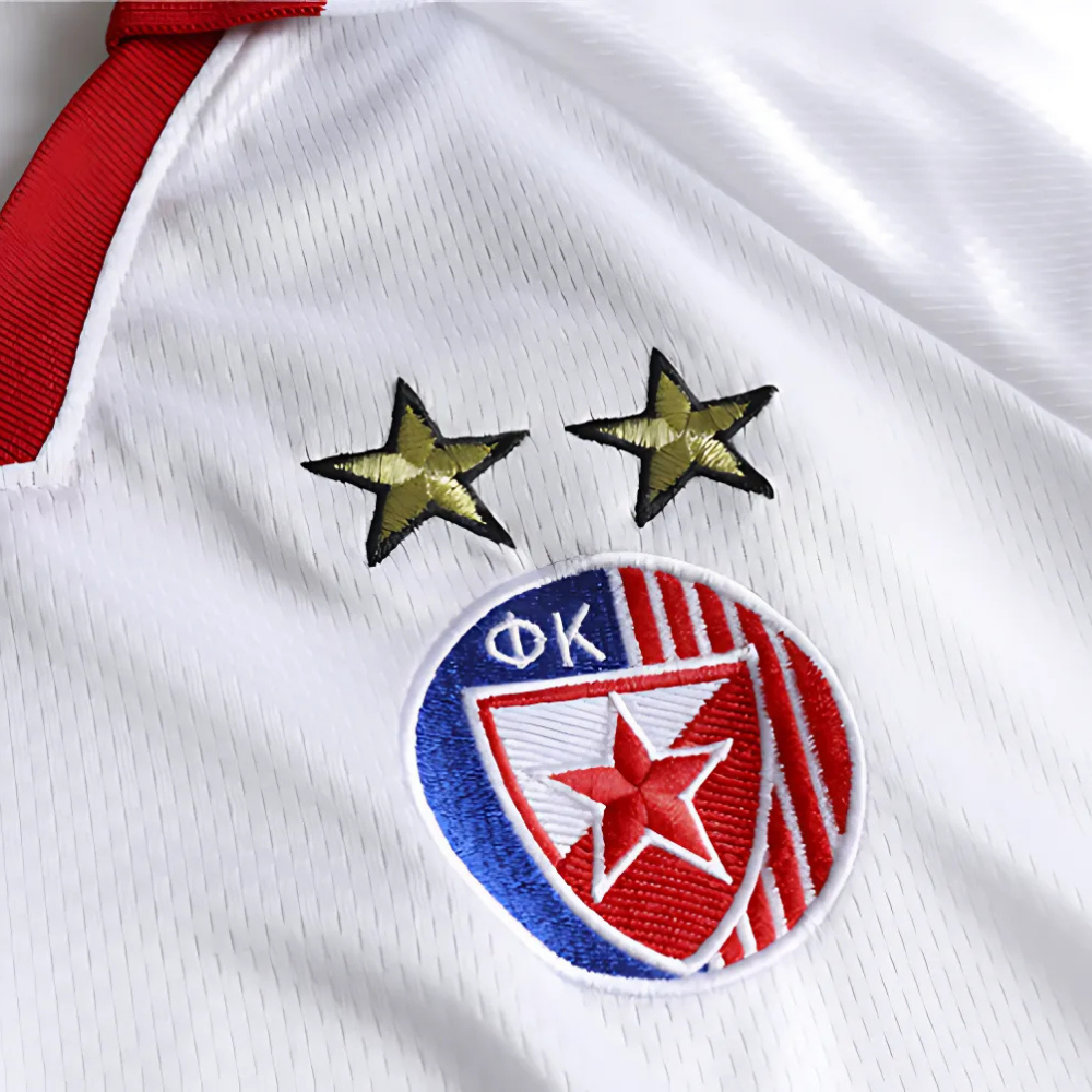 RETRO RODE STER BELGRADE UITSHIRT 1995/97