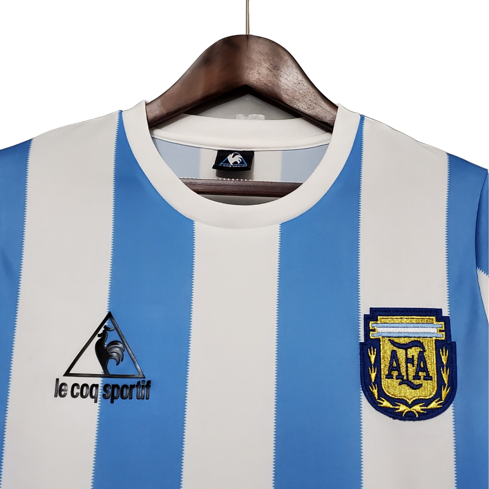 RETRO ARGENTINIË 'MARADONA 10' LEGENDS THUIS SHIRT 1986