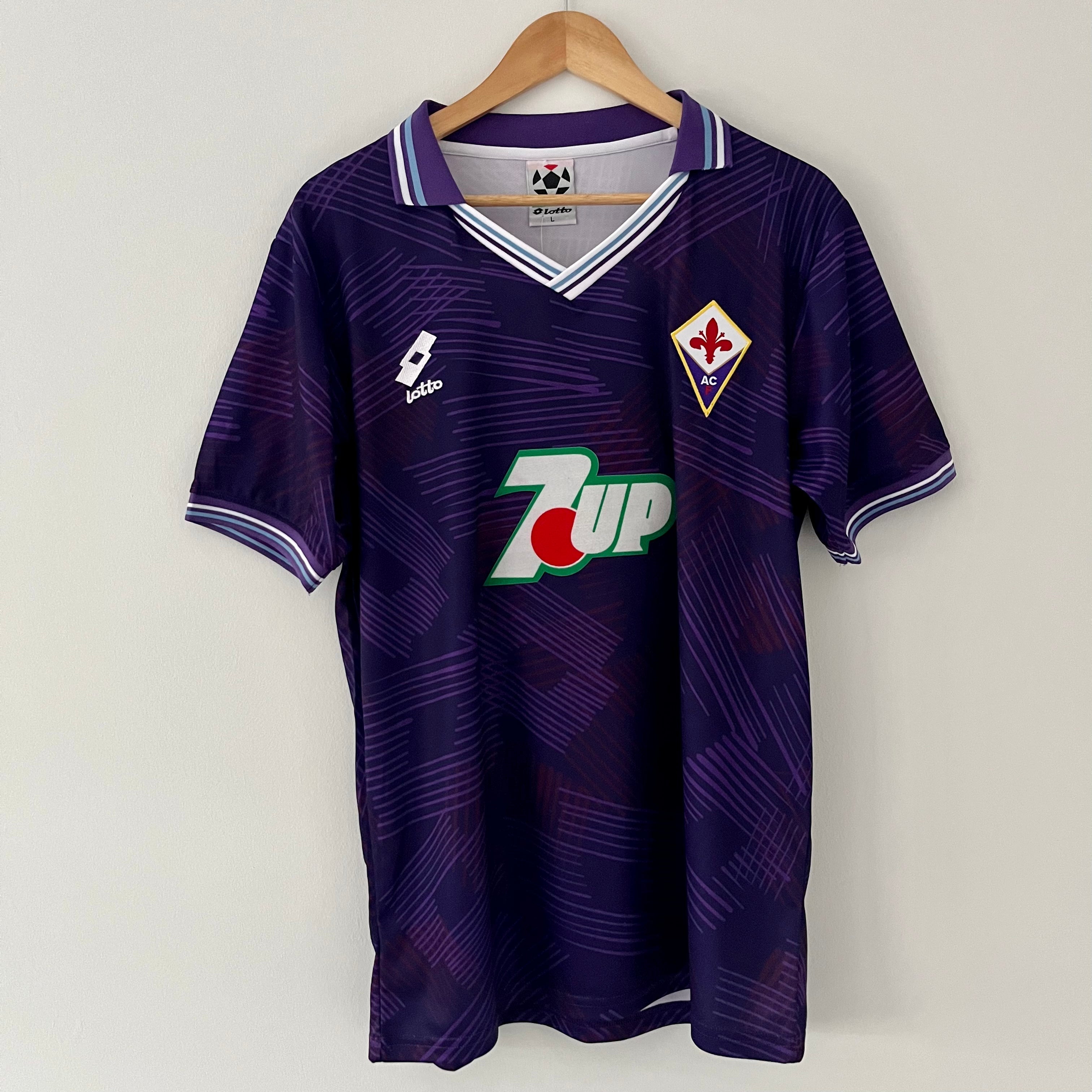 Camiseta retro de la Fiorentina 1991-93 de local
