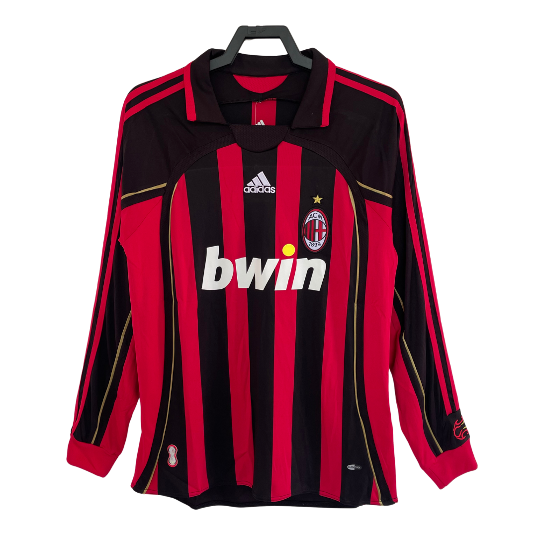 Camiseta de local de manga larga del AC Milan - 2007-08