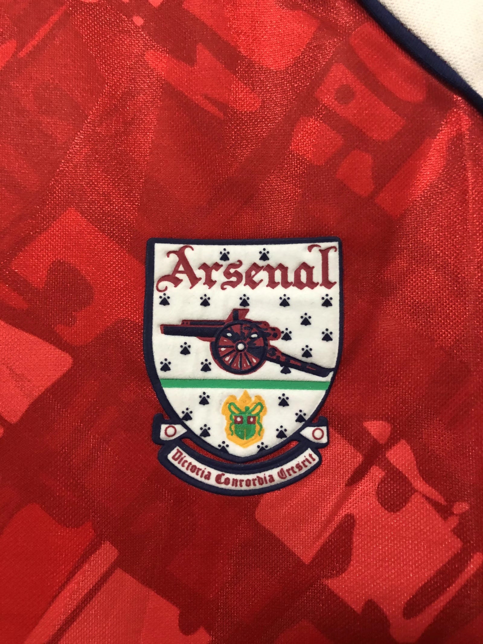 Camiseta de local del Arsenal FC - 1990-1992