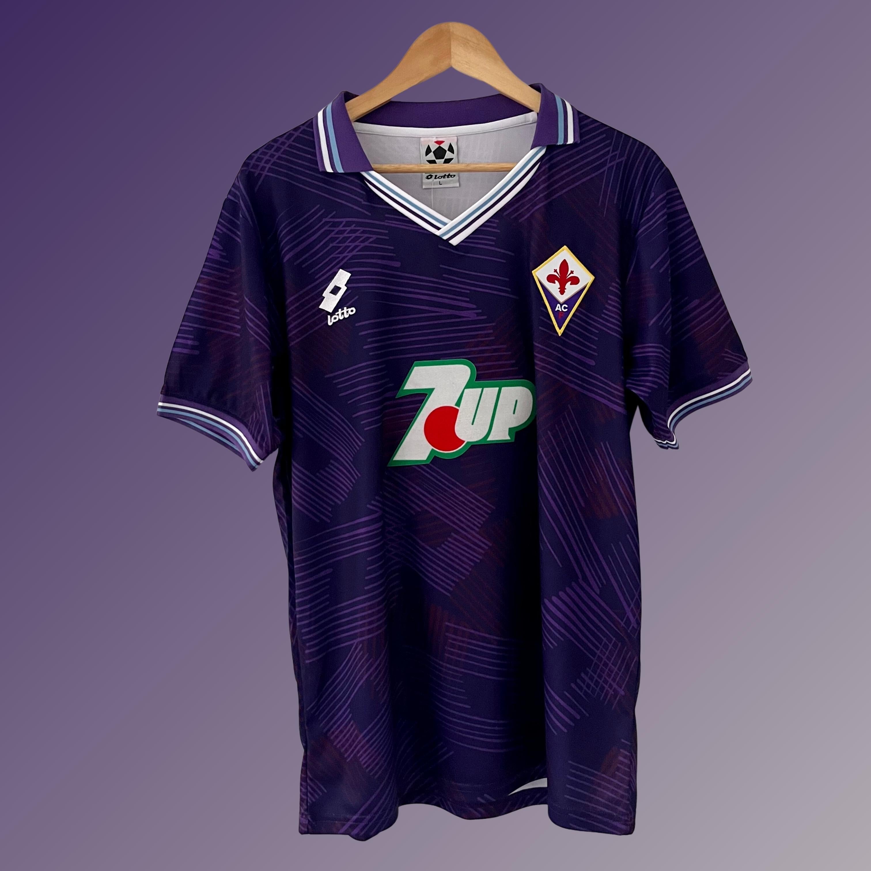 Camiseta retro de la Fiorentina 1991-93 de local