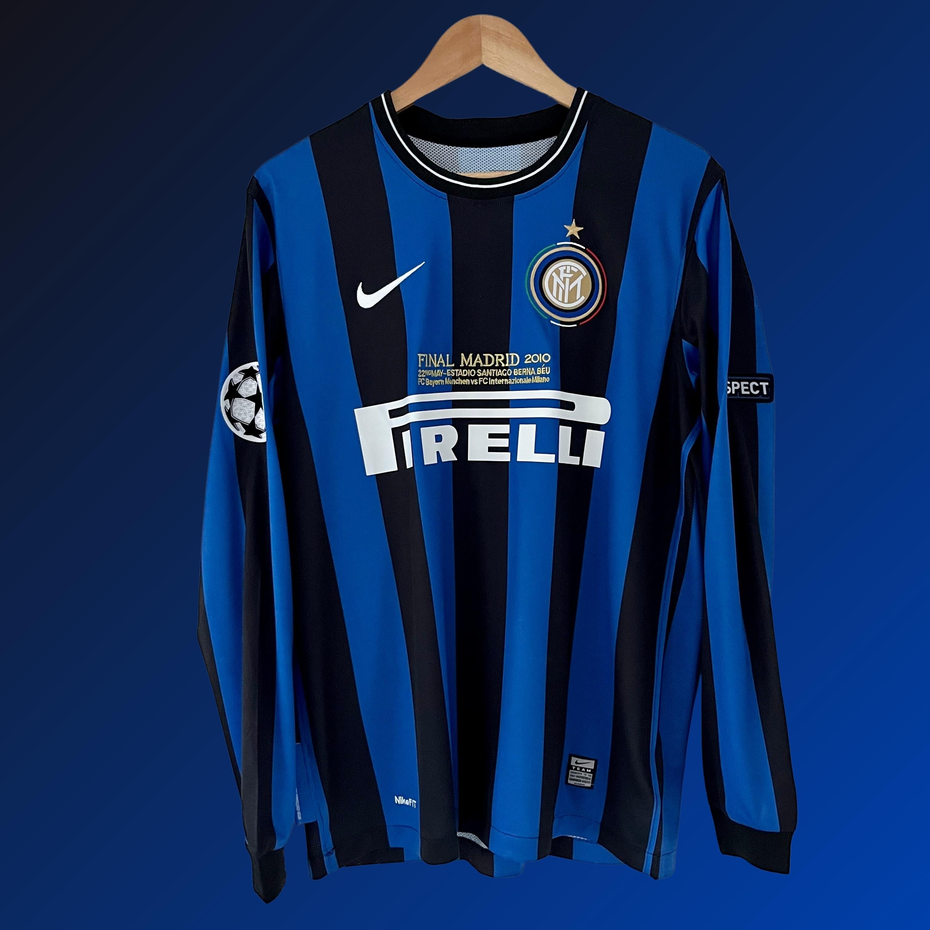 Camiseta retro del Inter de Milán de la final de la Champions League 2010