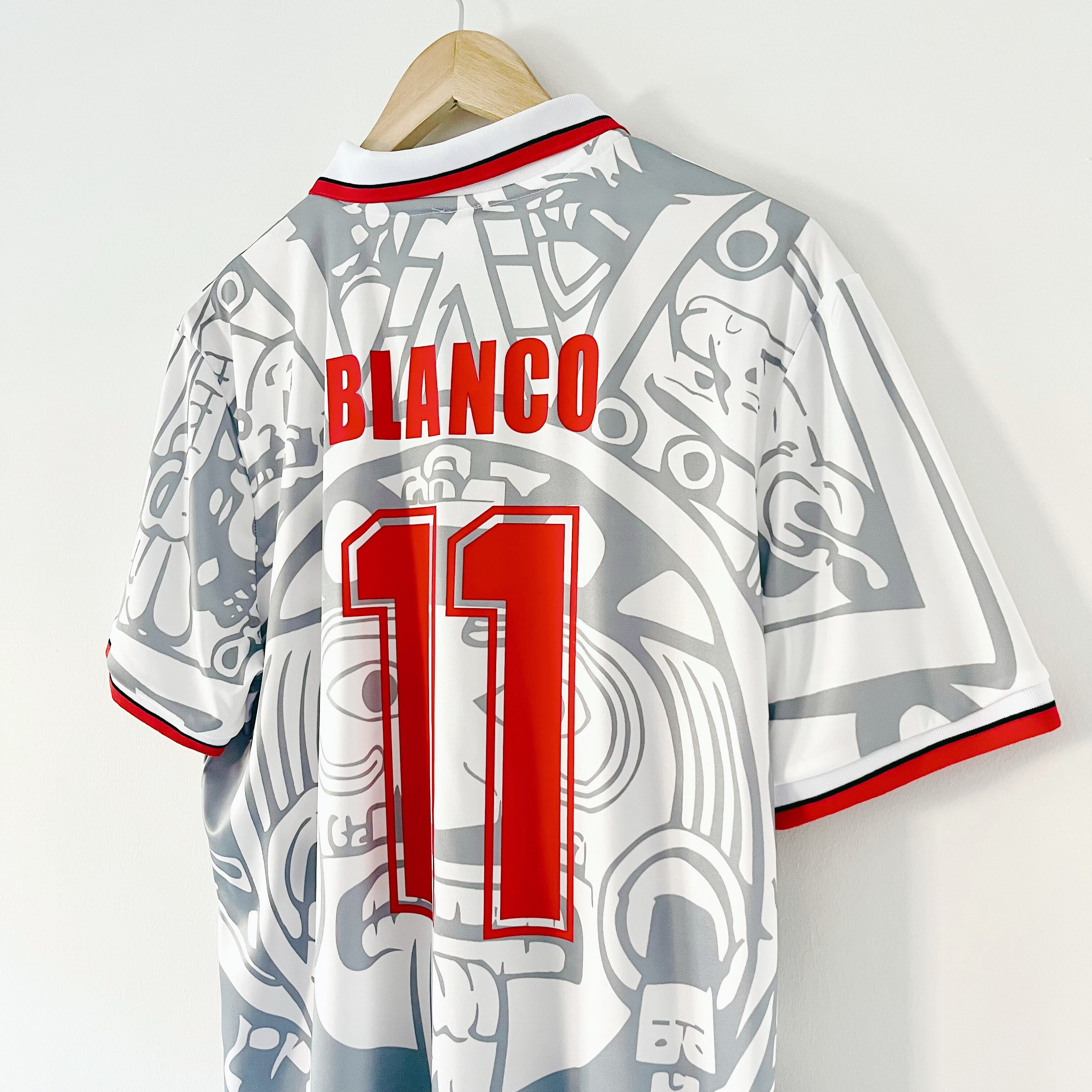 Camiseta retro de México de visitante del Mundial 1998