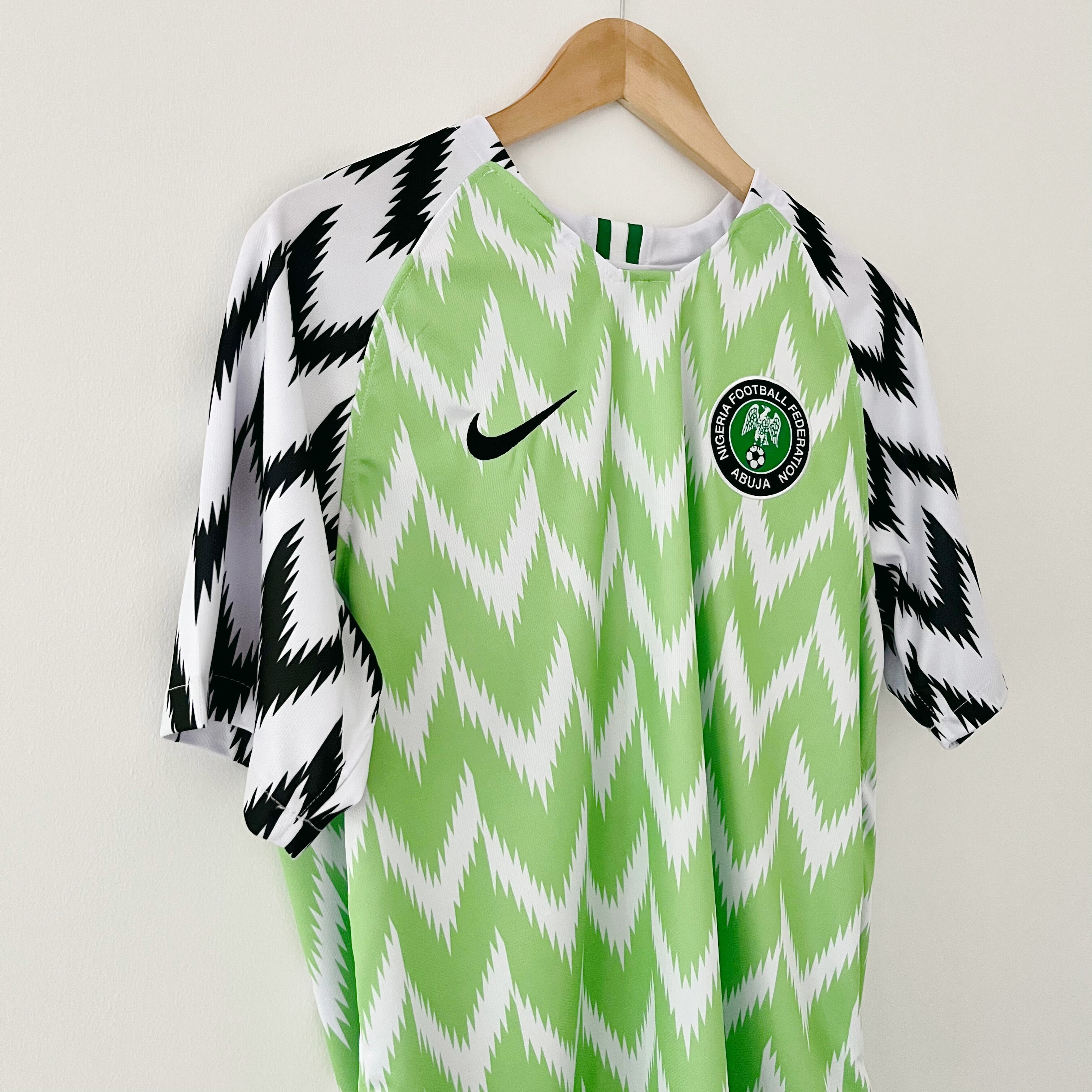 Camiseta retro de Nigeria para el Mundial 2018 (local)