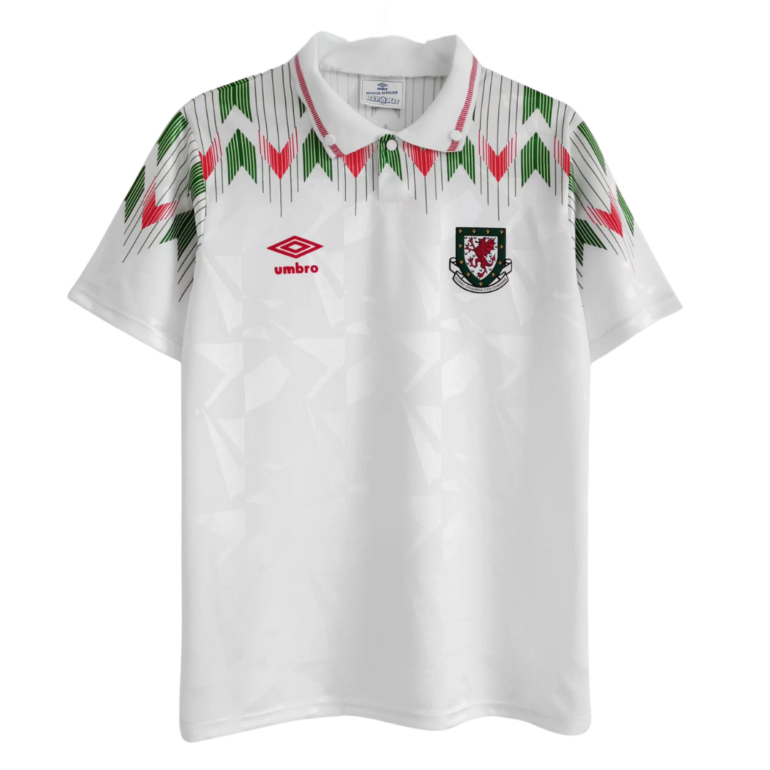 Wales Uitshirt - 1990-92