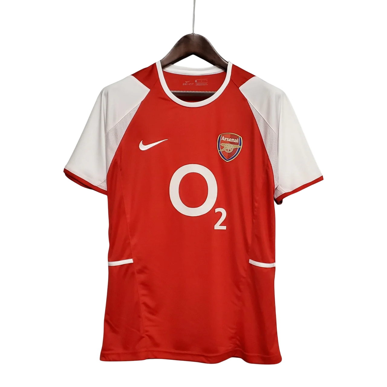Camiseta retro local del Arsenal 2002-2004