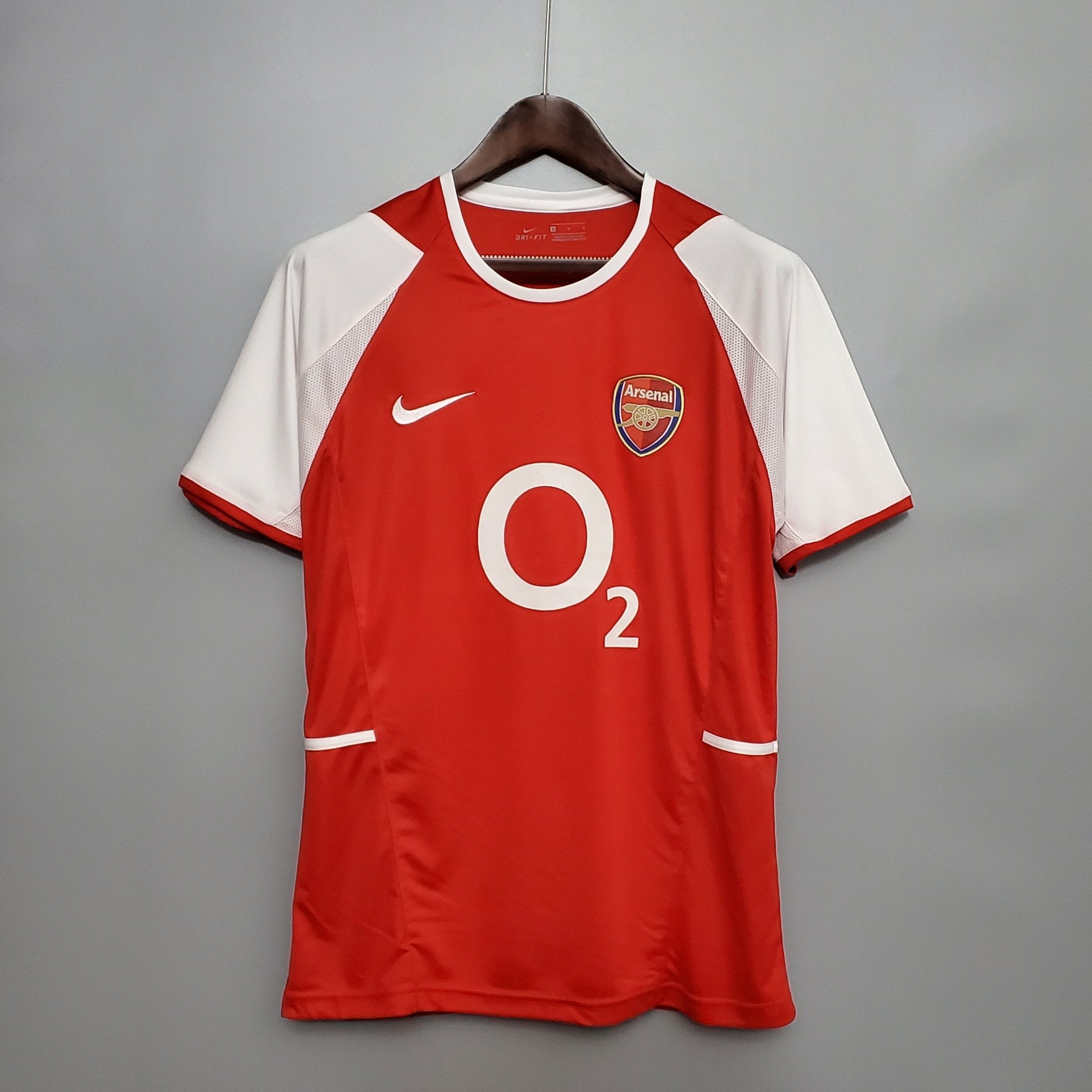 Camiseta retro local del Arsenal 2002-2004