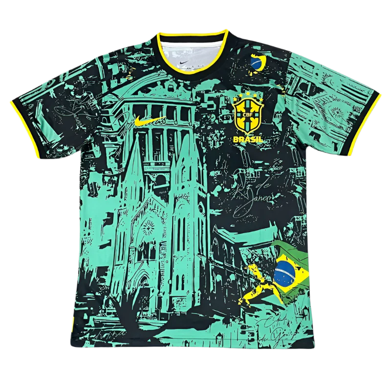 BRAZILIË 'CONCRETE SAMBA' SPECIALE EDITIE SHIRT 2024