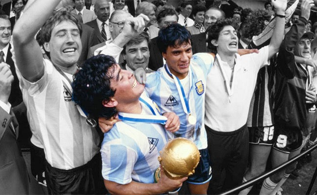 Camiseta local de Argentina - Campeón de la Copa Mundial de la FIFA 1986