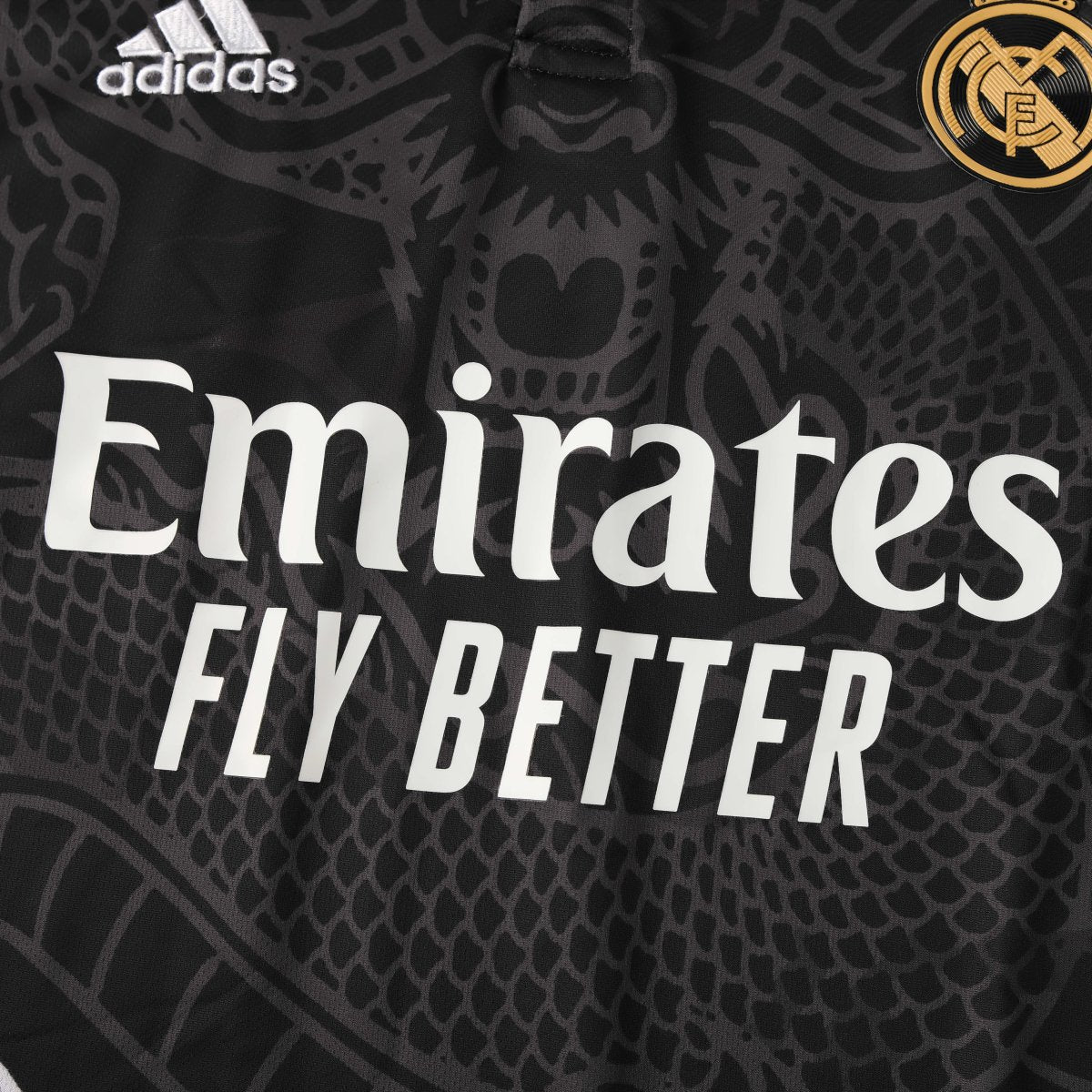 REAL MADRID 'DRAGON' SPECIALE EDITIE (ZWART) SHIRT 2023/24