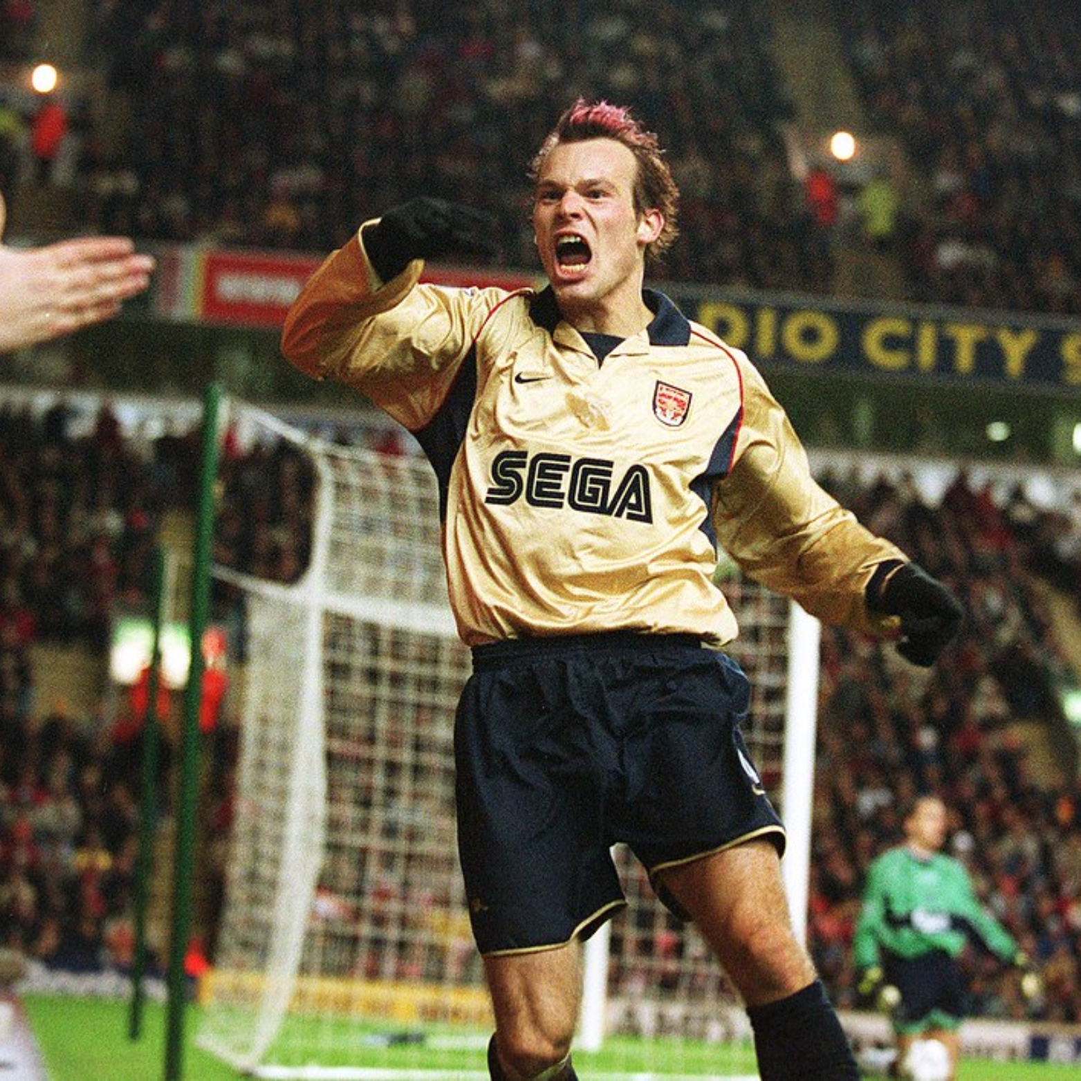 Camiseta de visitante del Arsenal 2001/02 