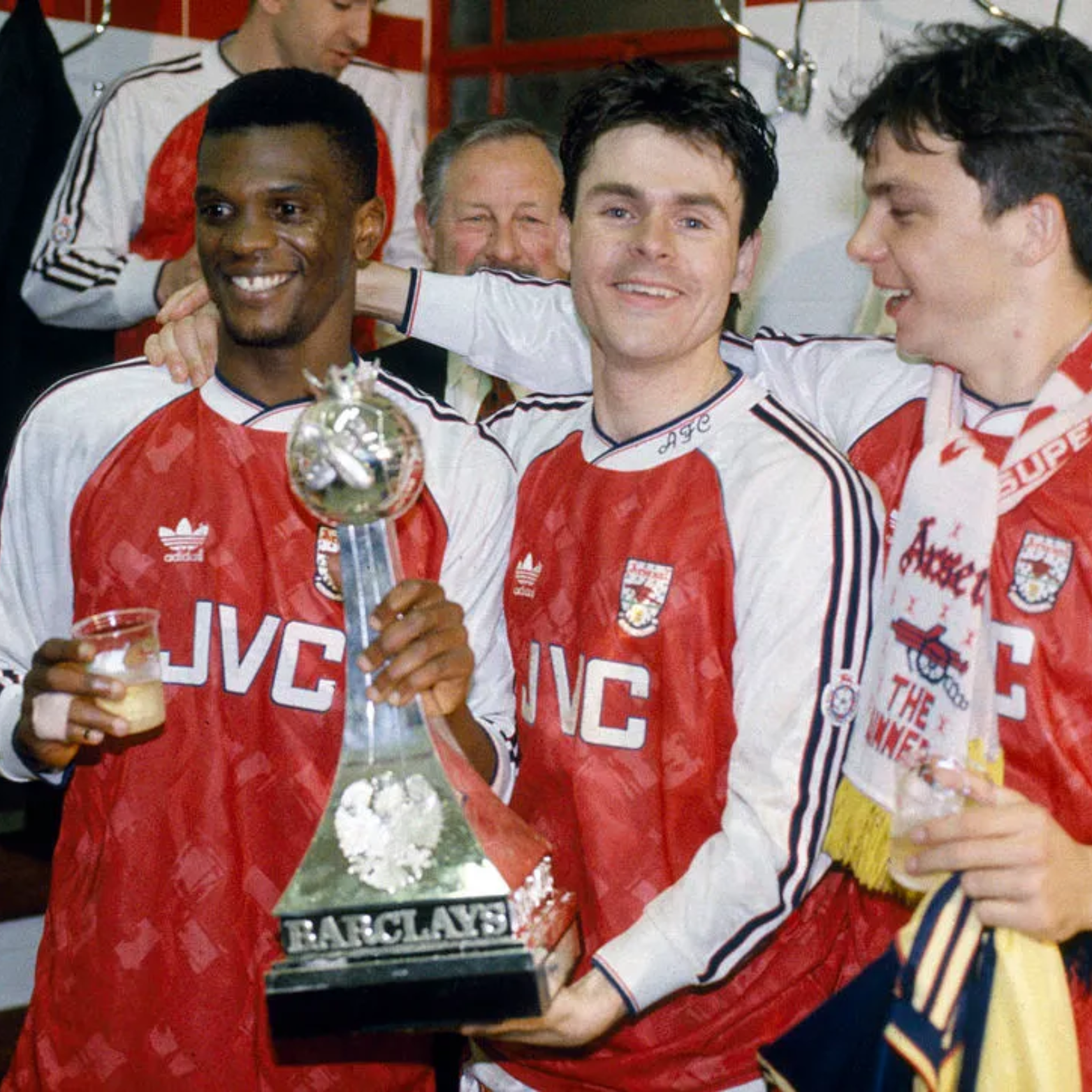 Camiseta de local del Arsenal 1990/92