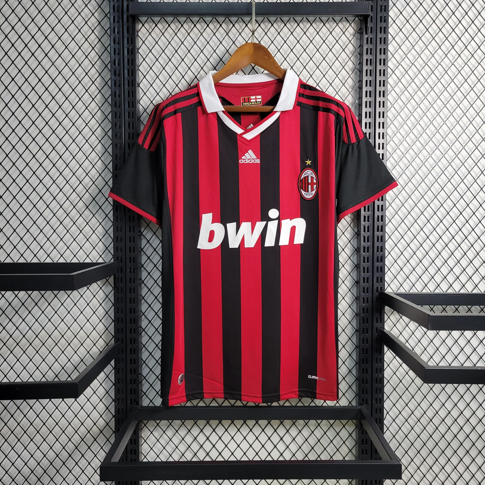 Camiseta local del AC Milan 2009/10 