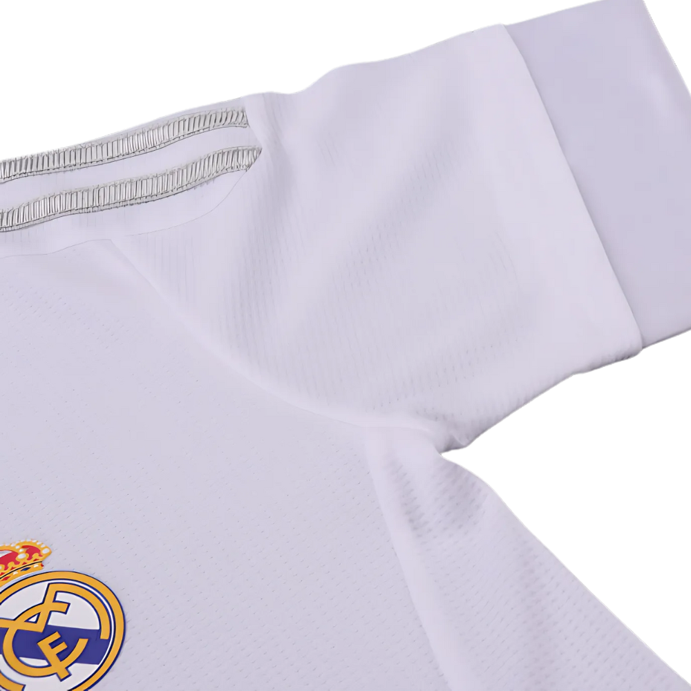 (NIÑOS) CAMISETA Y PANTALÓN CORTO RETRO DEL REAL MADRID 2015/16