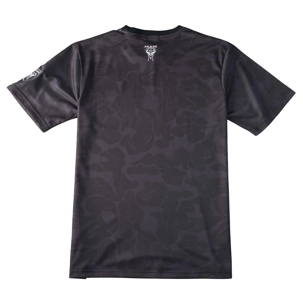 BAPE X INTER MIAMI ZWART CAMO SHIRT 2023/24