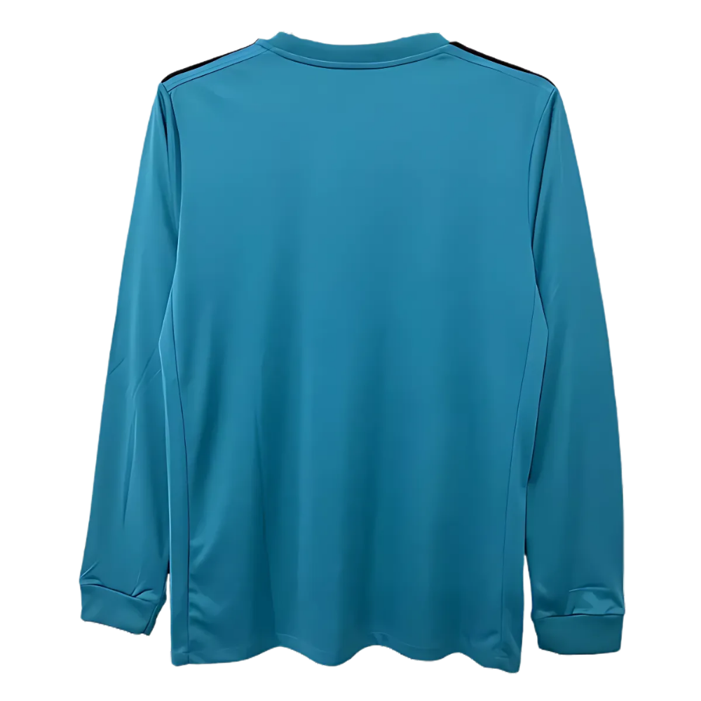 RETRO REAL MADRID AWAY SHIRT LONG SLEEVE 2017/18