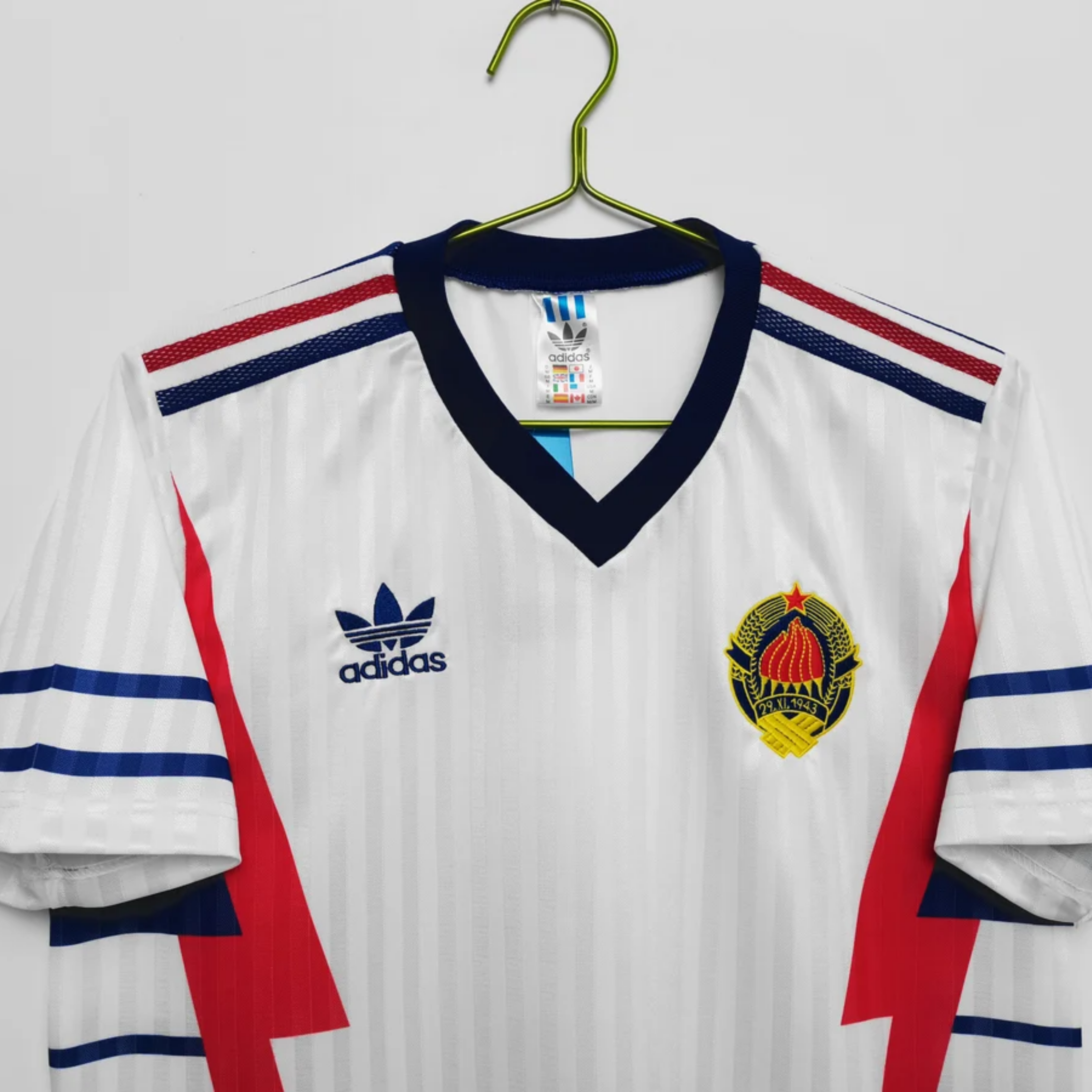 Camiseta de visitante de Yugoslavia 1990 