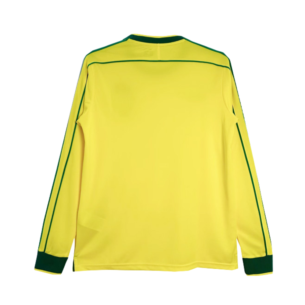 CAMISETA RETRO BRASIL LOCAL MANGA LARGA 1998 