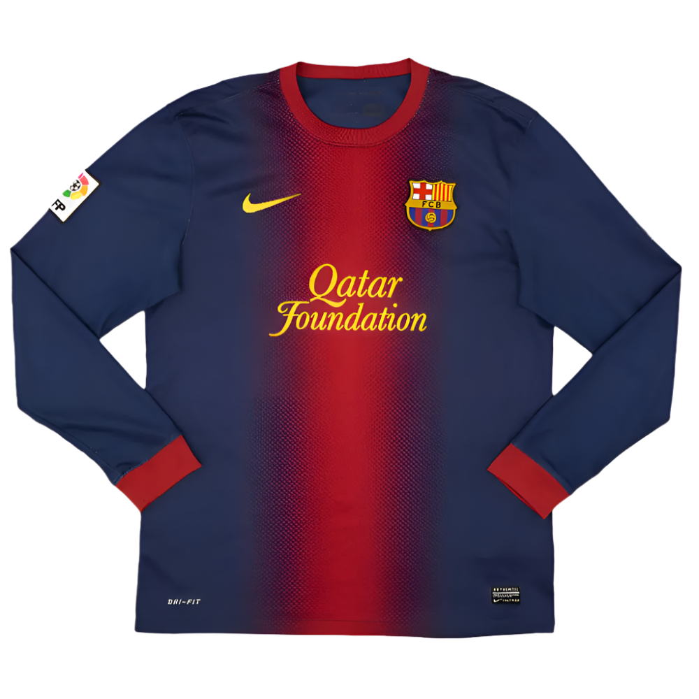 RETRO BARCELONA THUIS SHIRT LANGE MOUW 2012/13 