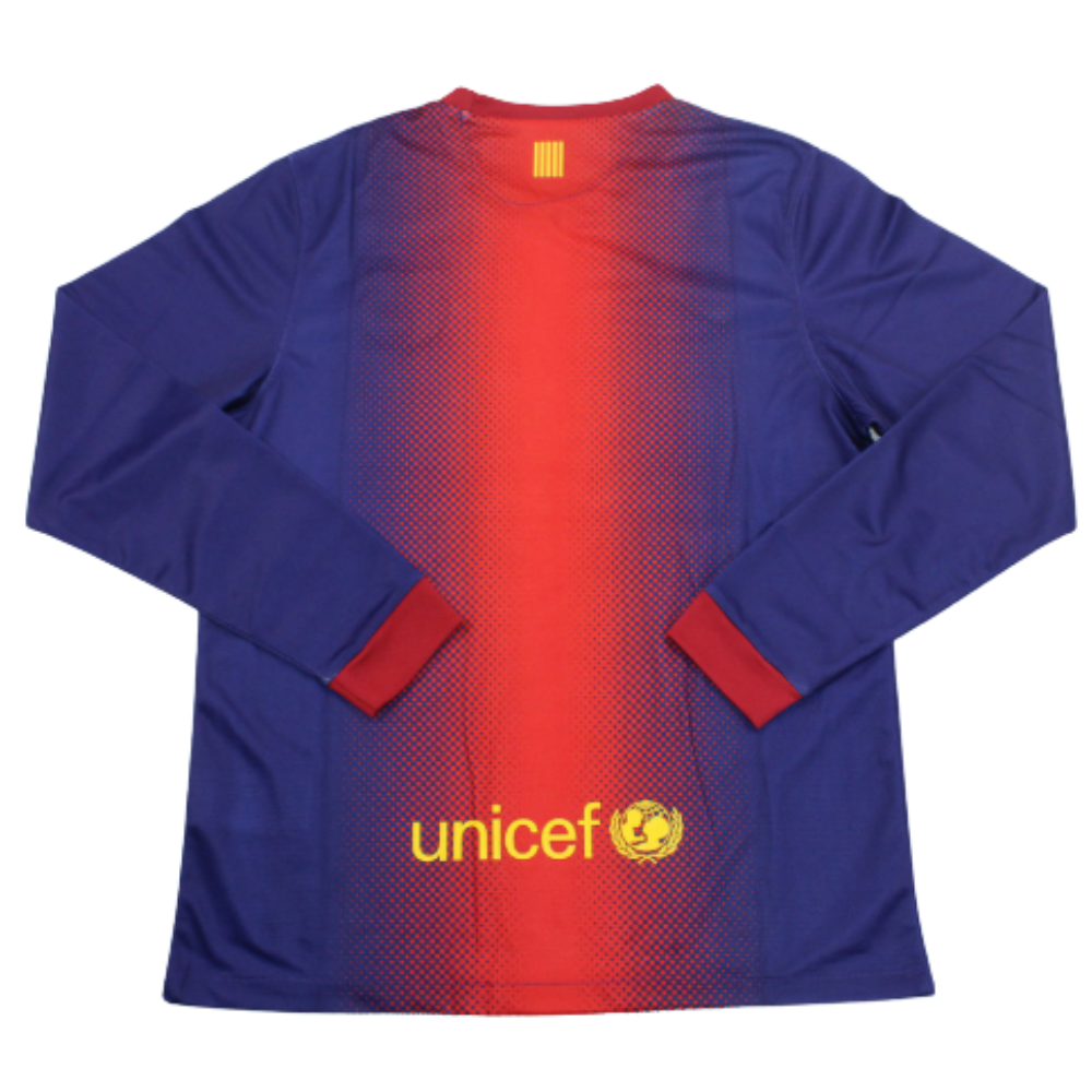 RETRO BARCELONA THUIS SHIRT LANGE MOUW 2012/13 