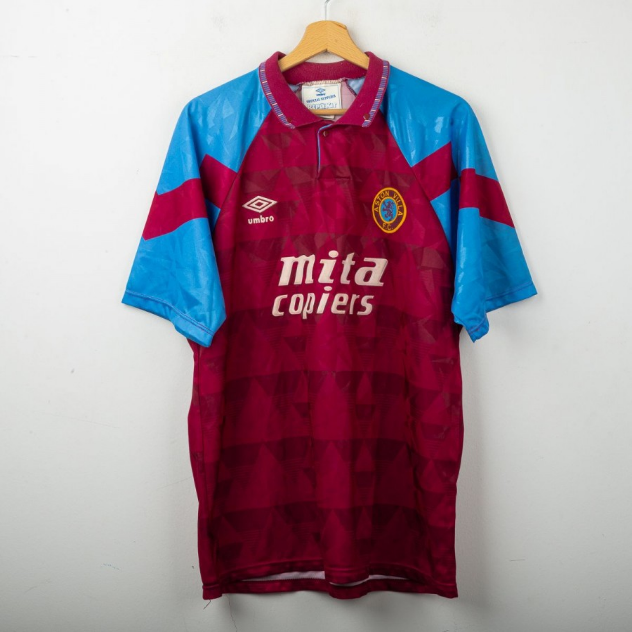 Aston Villa Thuisshirt 1990/91