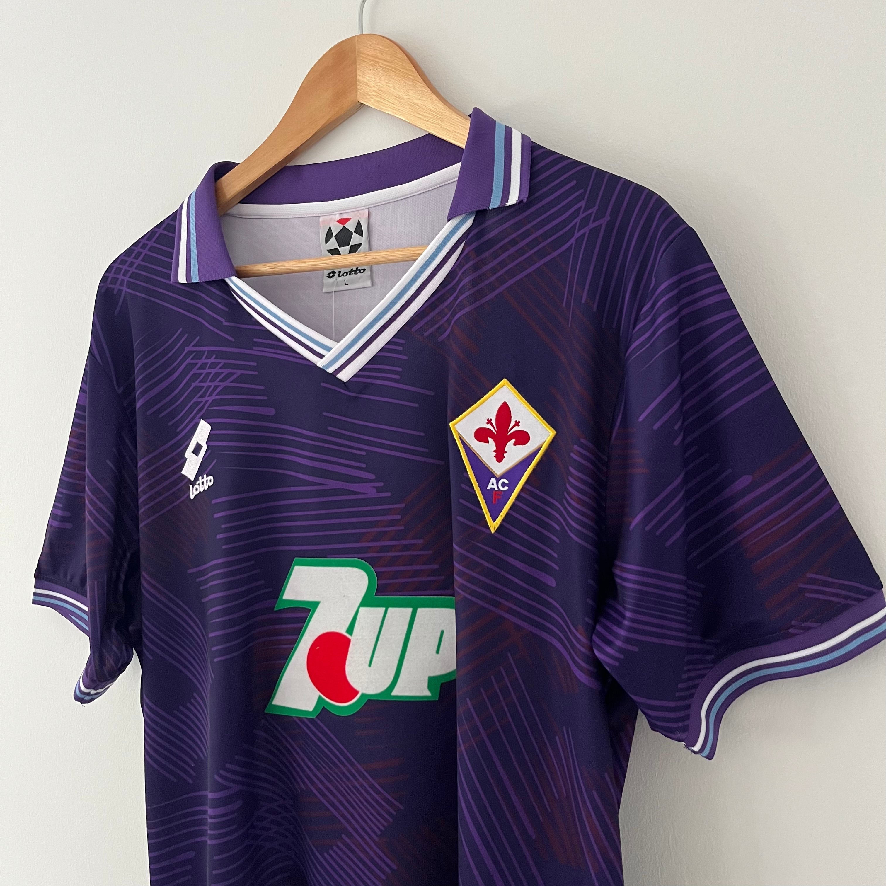 Camiseta retro de la Fiorentina 1991-93 de local
