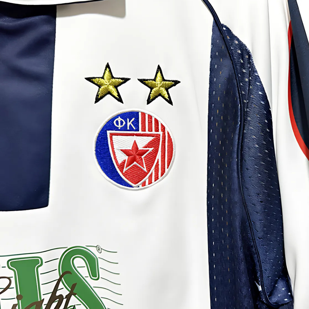 RETRO RODE STER BELGRADE UITSHIRT 1999/01