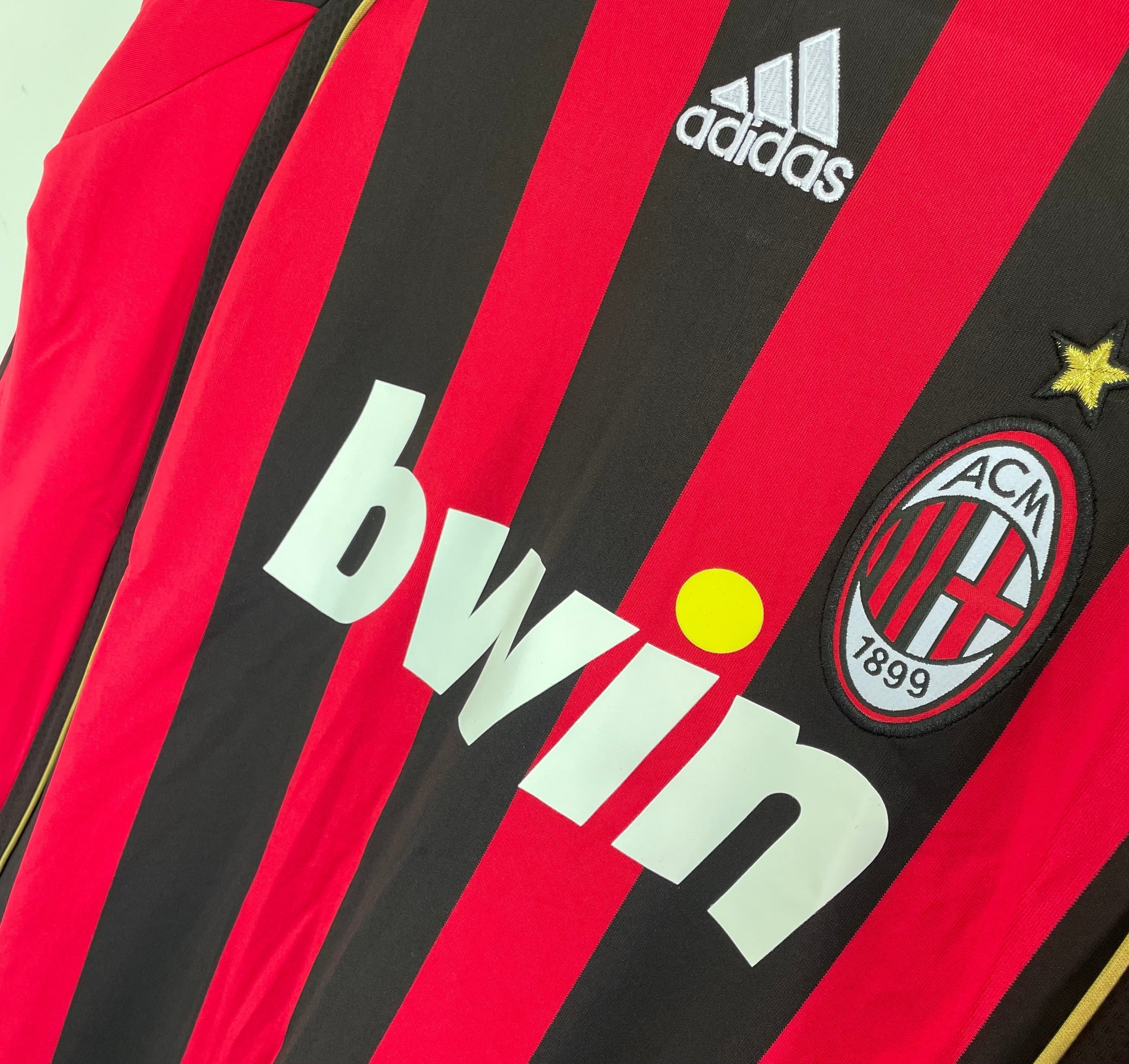 Camiseta de local de manga larga del AC Milan - 2007-08
