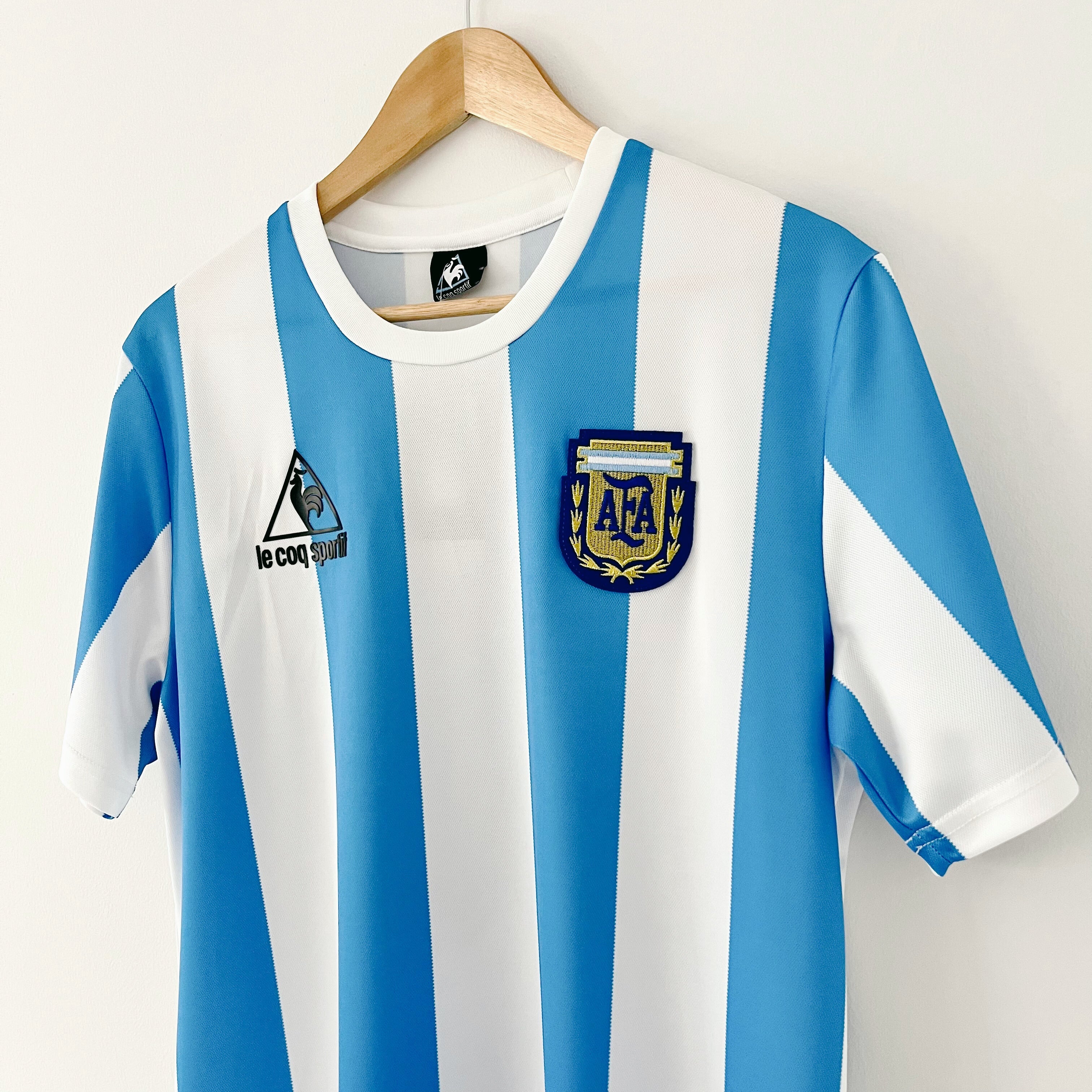 Camiseta retro de Argentina Copa Mundial 1986 Local