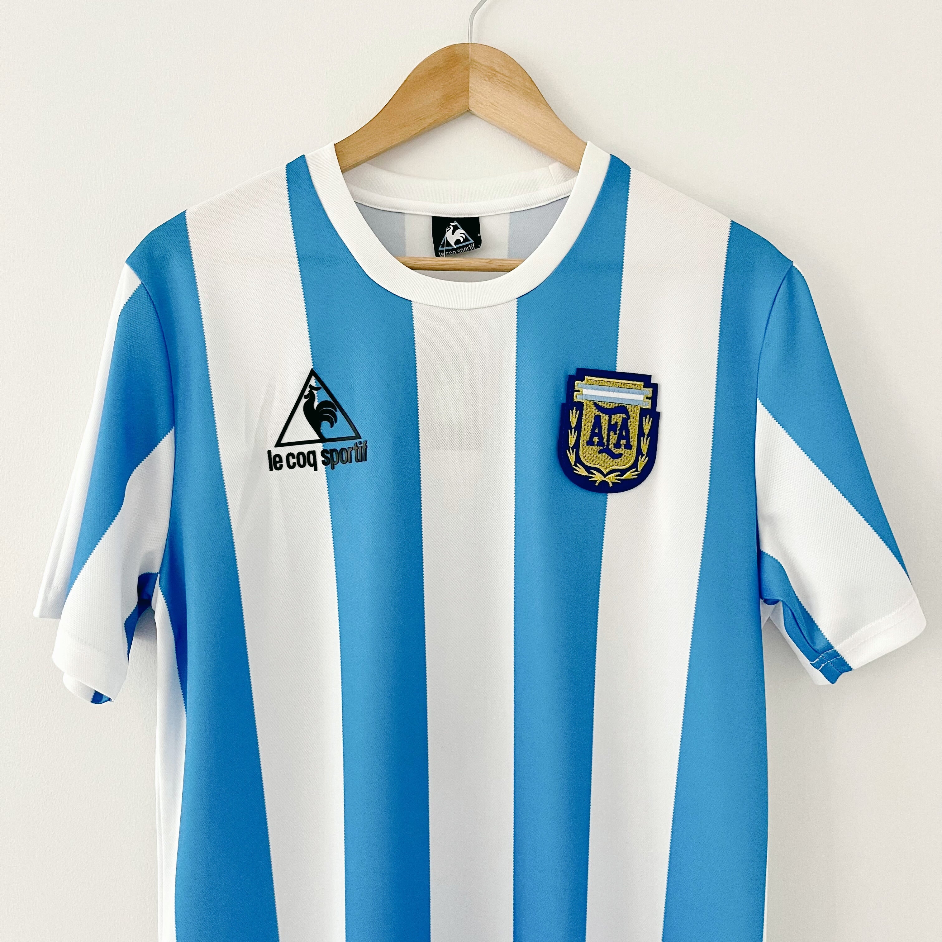 Camiseta retro de Argentina Copa Mundial 1986 Local