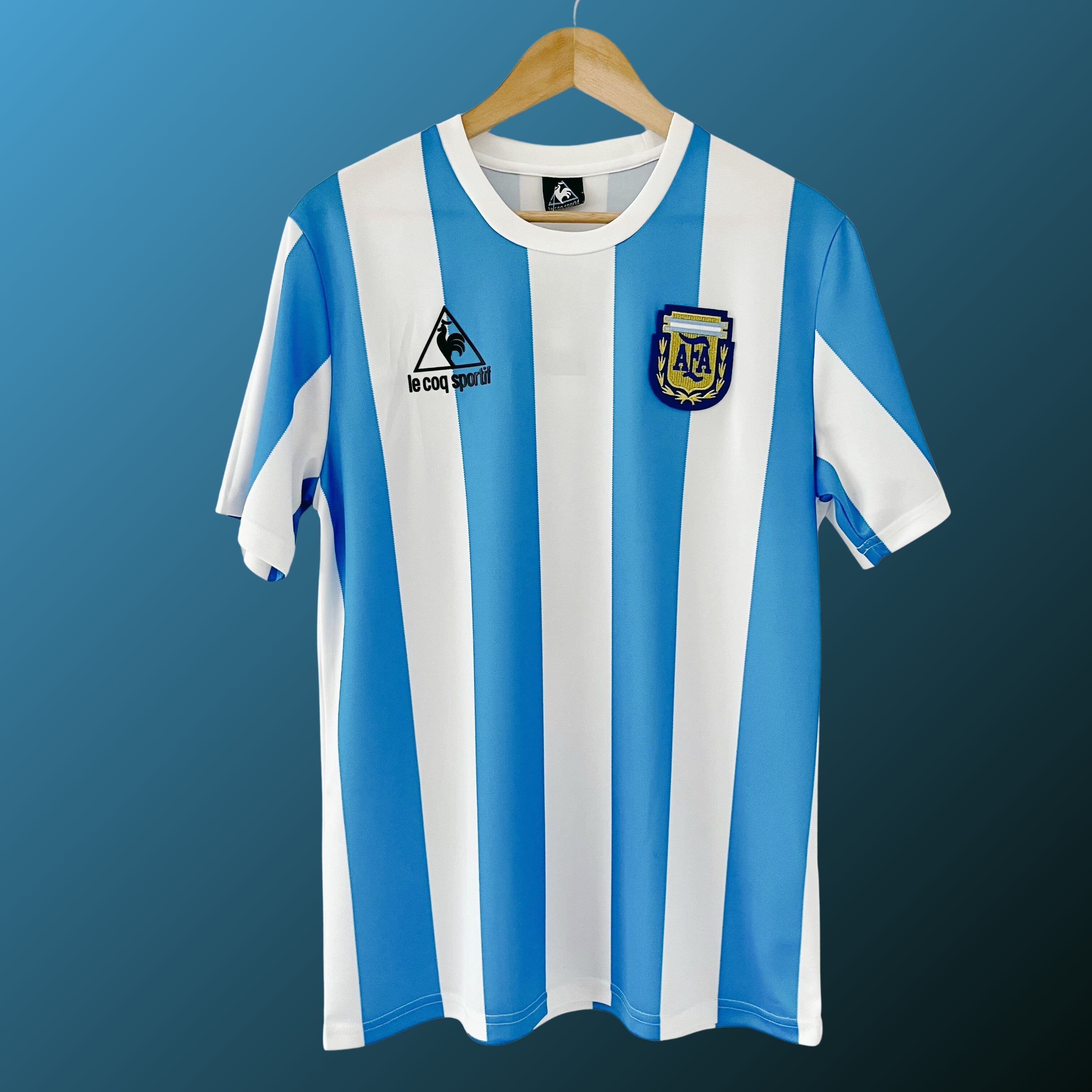 Camiseta retro de Argentina Copa Mundial 1986 Local