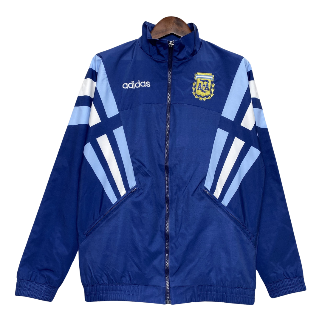 Chaqueta cortavientos retro Argentina - Azul