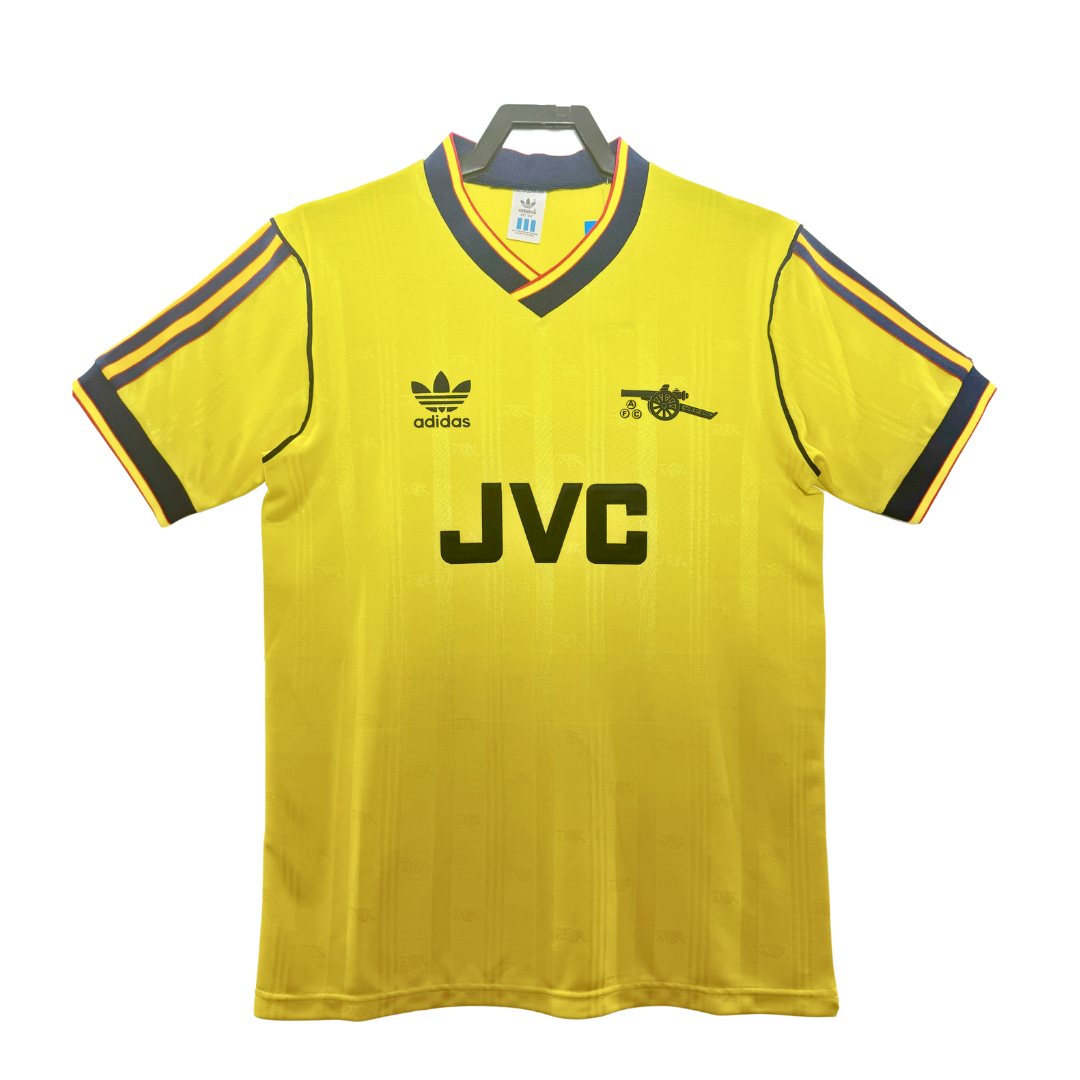 Camiseta de visitante del Arsenal - 1986-1988
