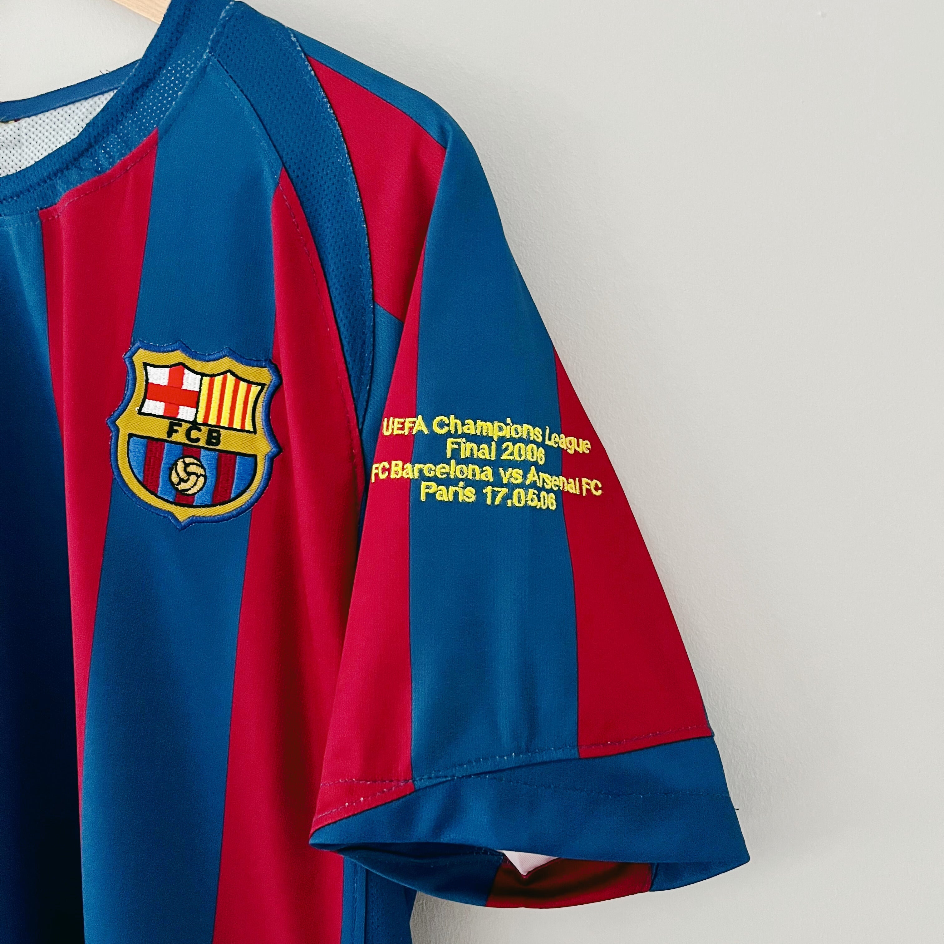 Camiseta retro del Barcelona Final de la Champions League 2006